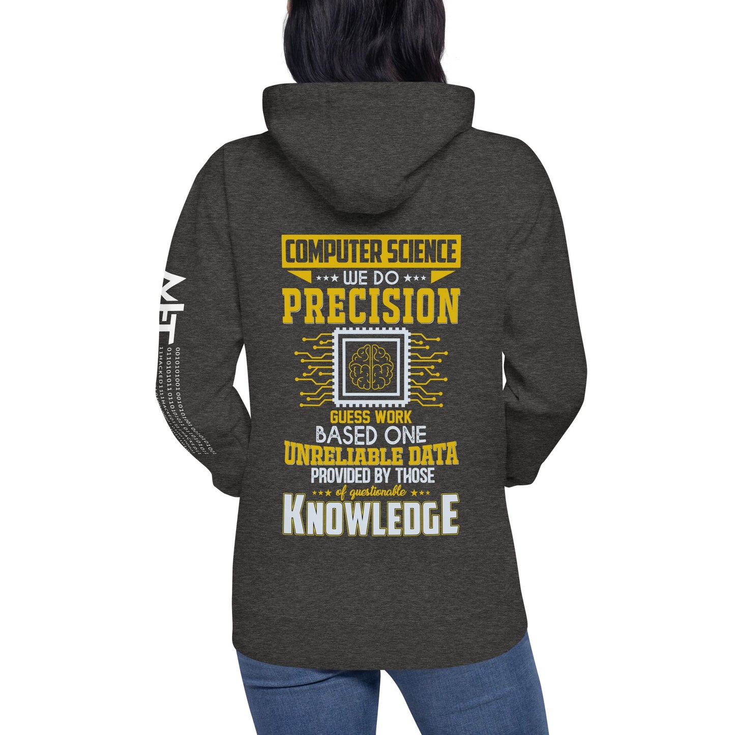Computer Science: We do V1 - Unisex Hoodie ( Back Print ) by DarkByteGear