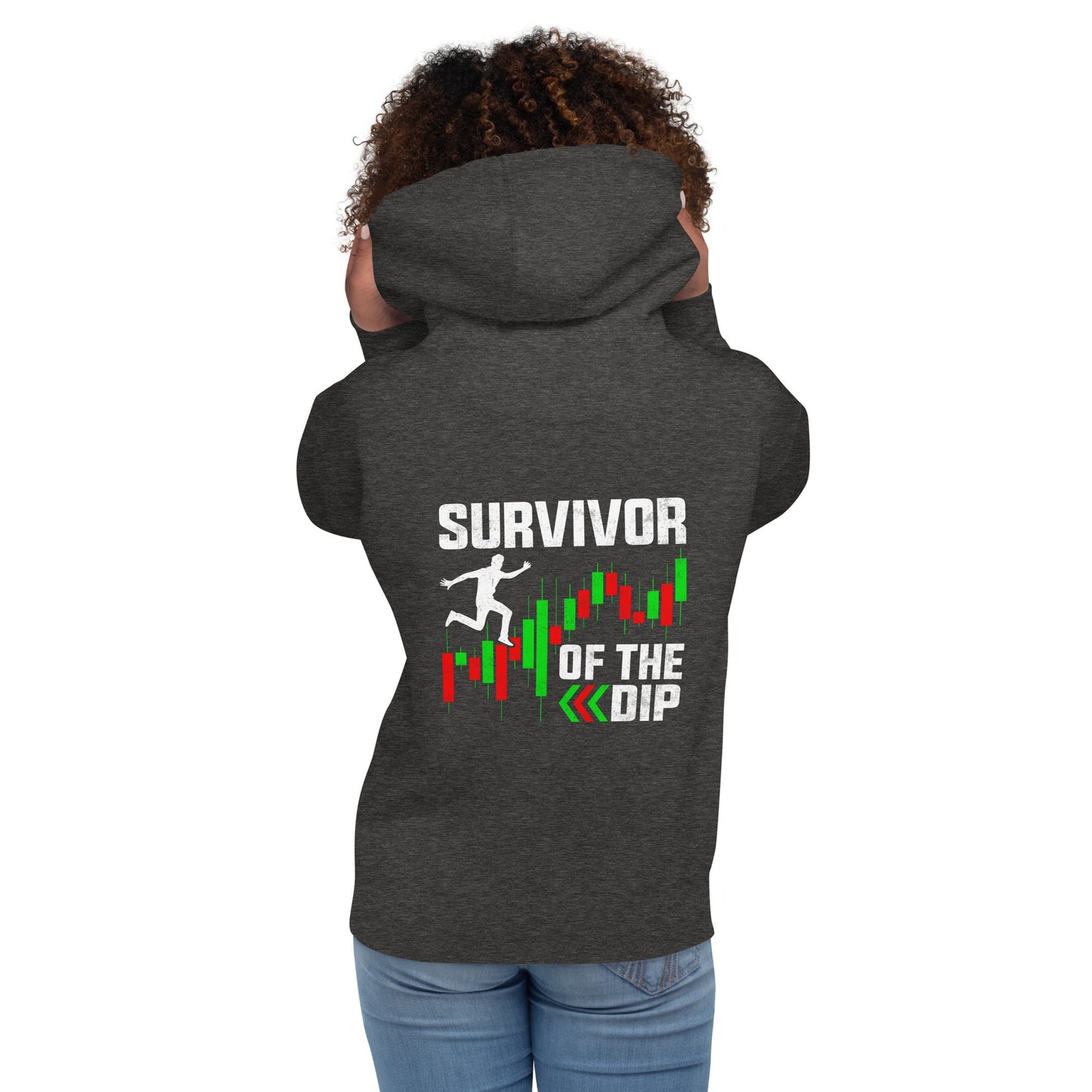 Survivor of the Dip - Unisex Hoodie ( Back Print ) by DarkByteGear