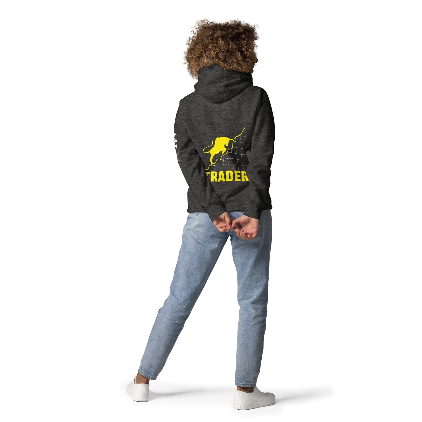 Trader - Unisex Hoodie ( Back Print ) by DarkByteGear
