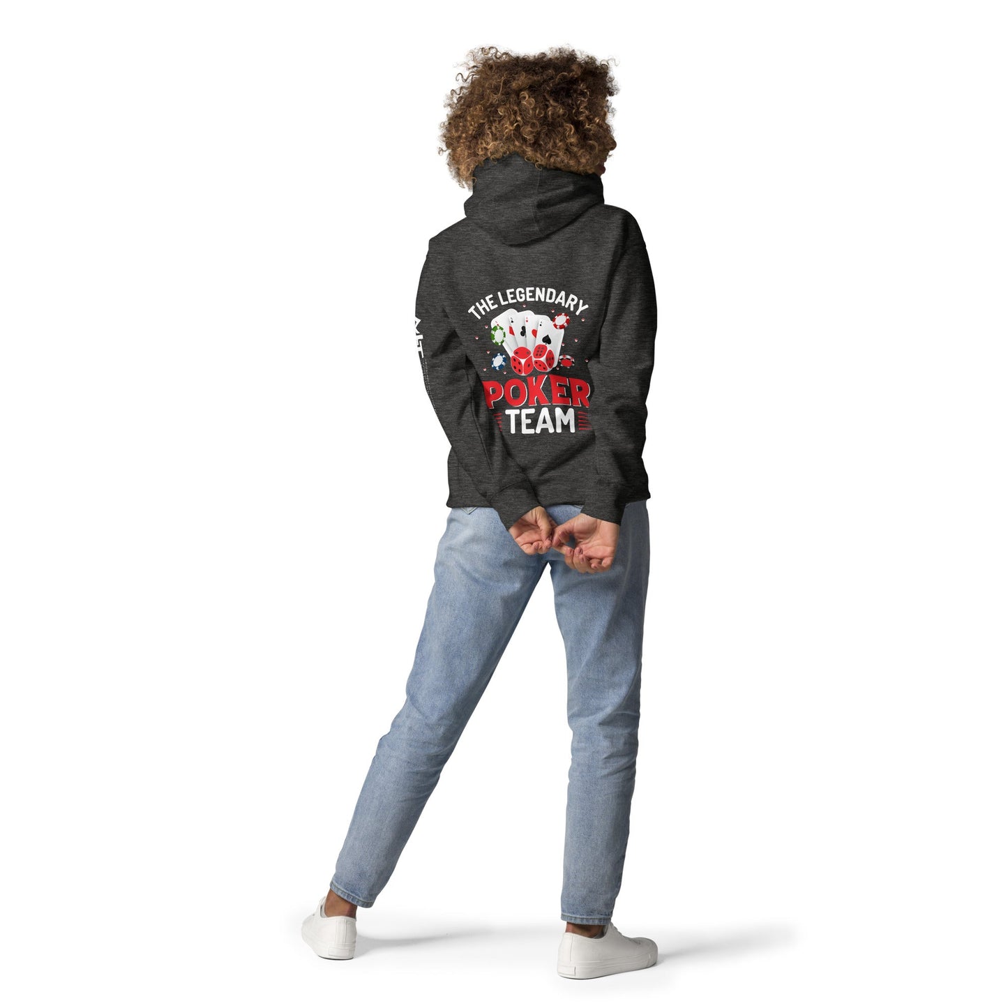 The Legendary Poker Team - Unisex Hoodie ( Back Print ) by DarkByteGear