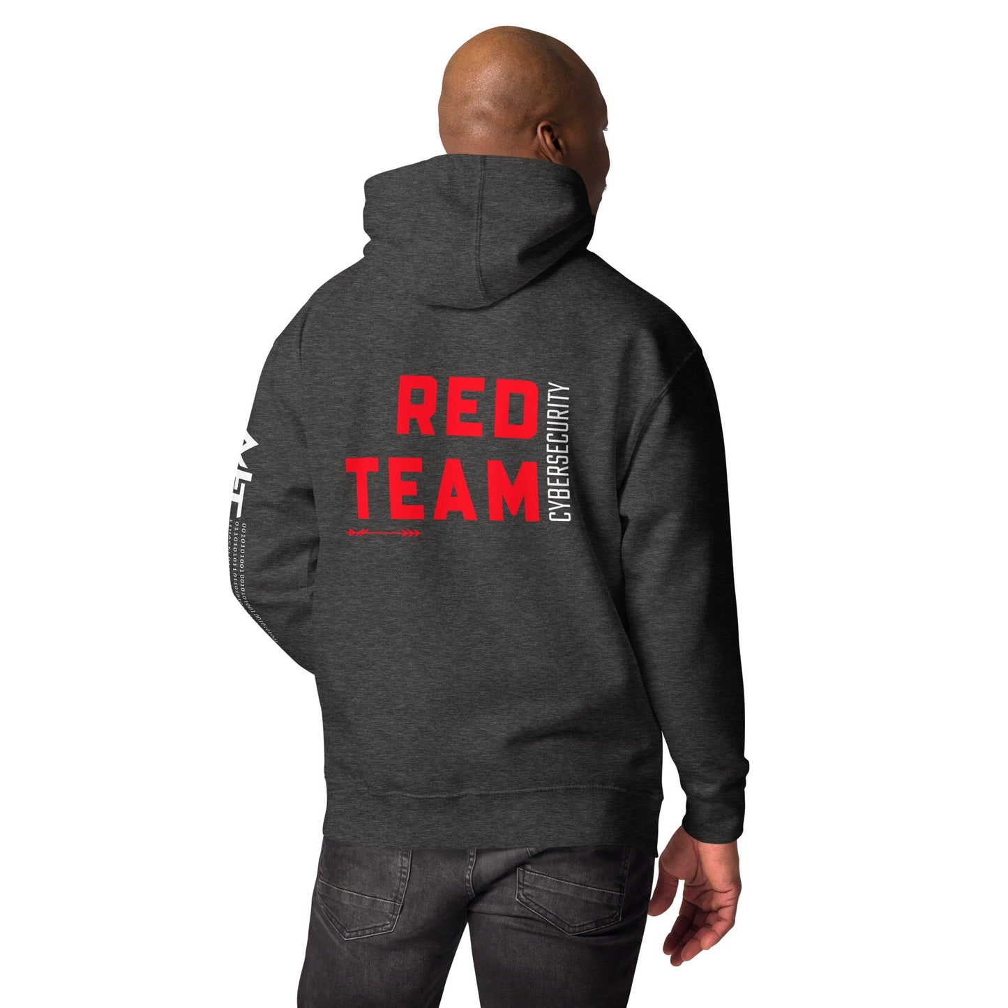 Cyber Security Red Team V8 - Unisex Hoodie ( Back Print ) by DarkByteGear