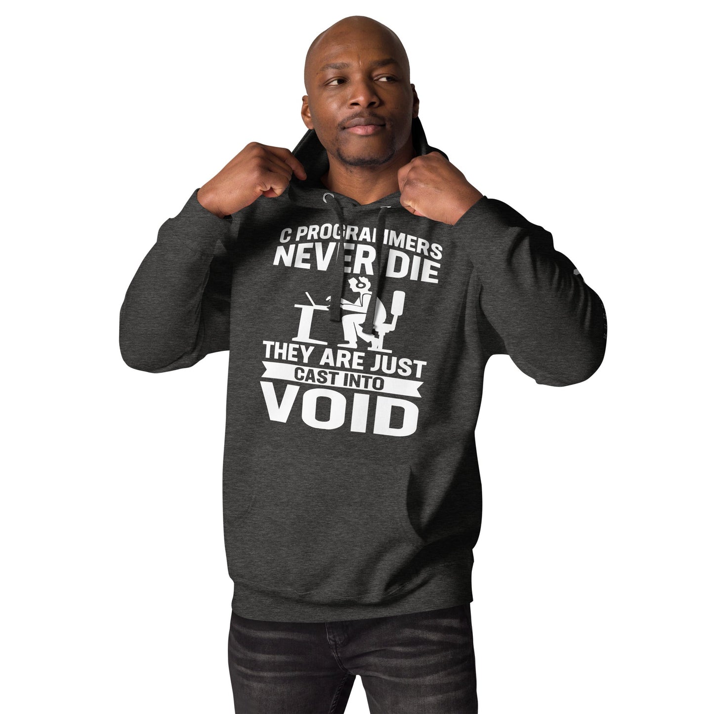 Programmers Never Die They are Just Cast Into Void Unisex Hoodie by DarkByteGear