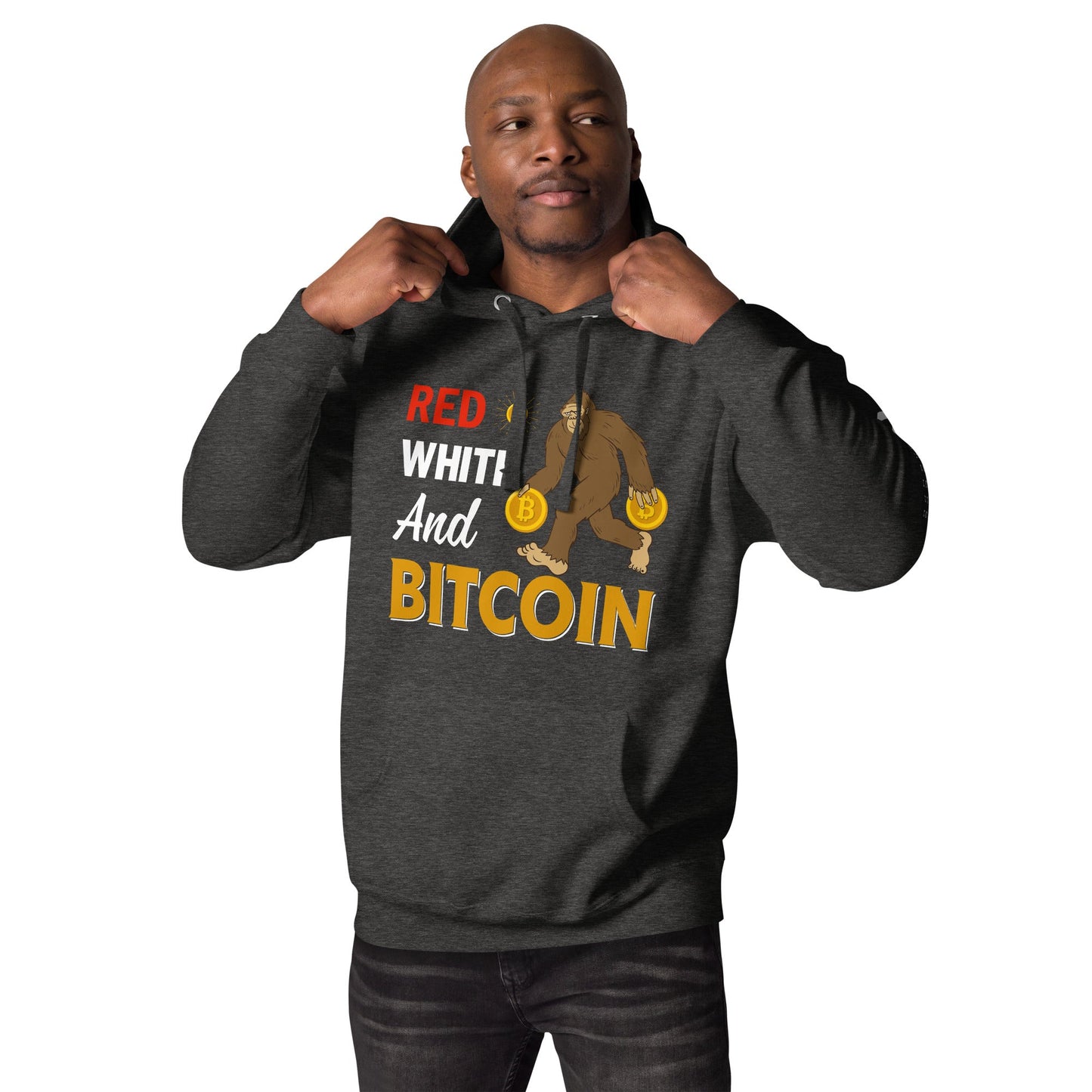 Red, White and Bitcoin - Unisex Hoodie by DarkByteGear