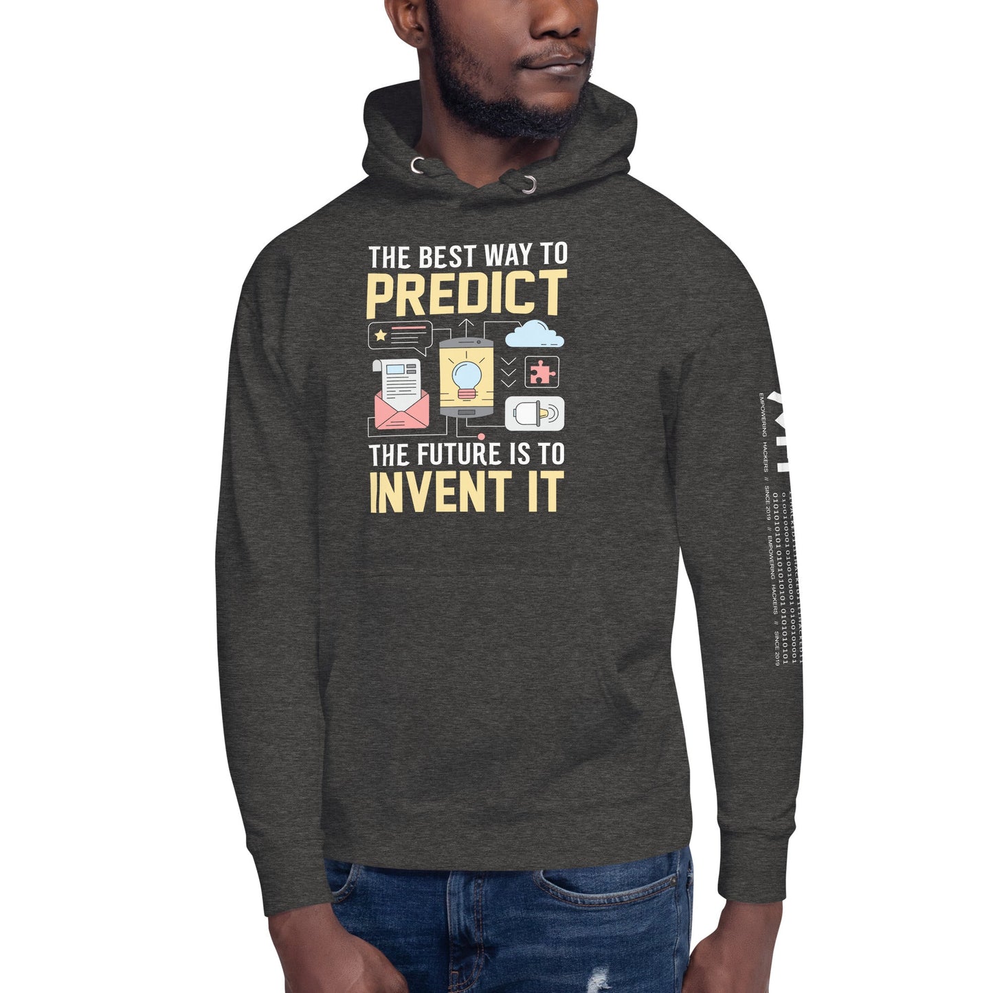 The Best Way to Predict Future is to invent it - Unisex Hoodie by DarkByteGear