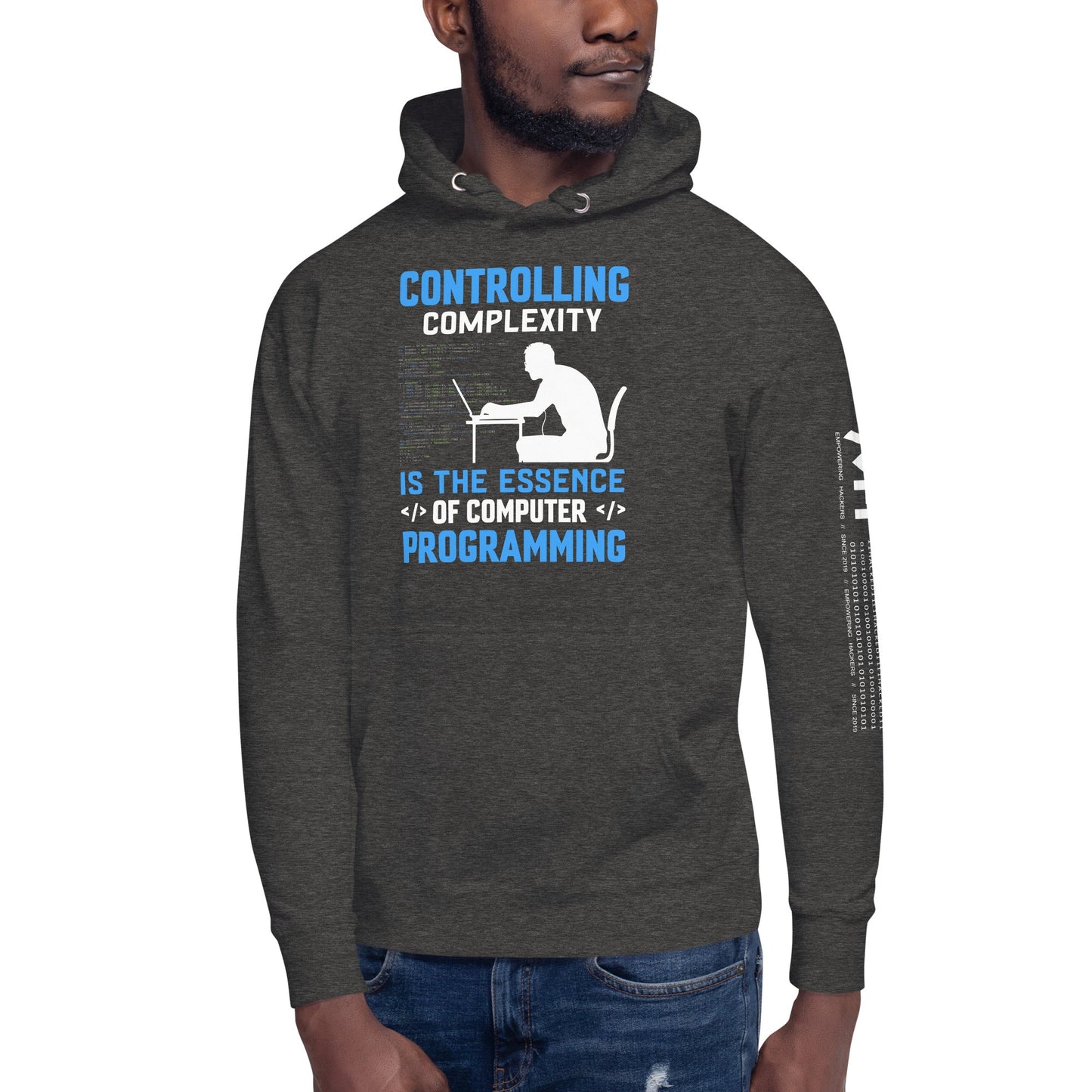 Controlling Complexity is the Essence of Computer Programming Unisex Hoodie by DarkByteGear