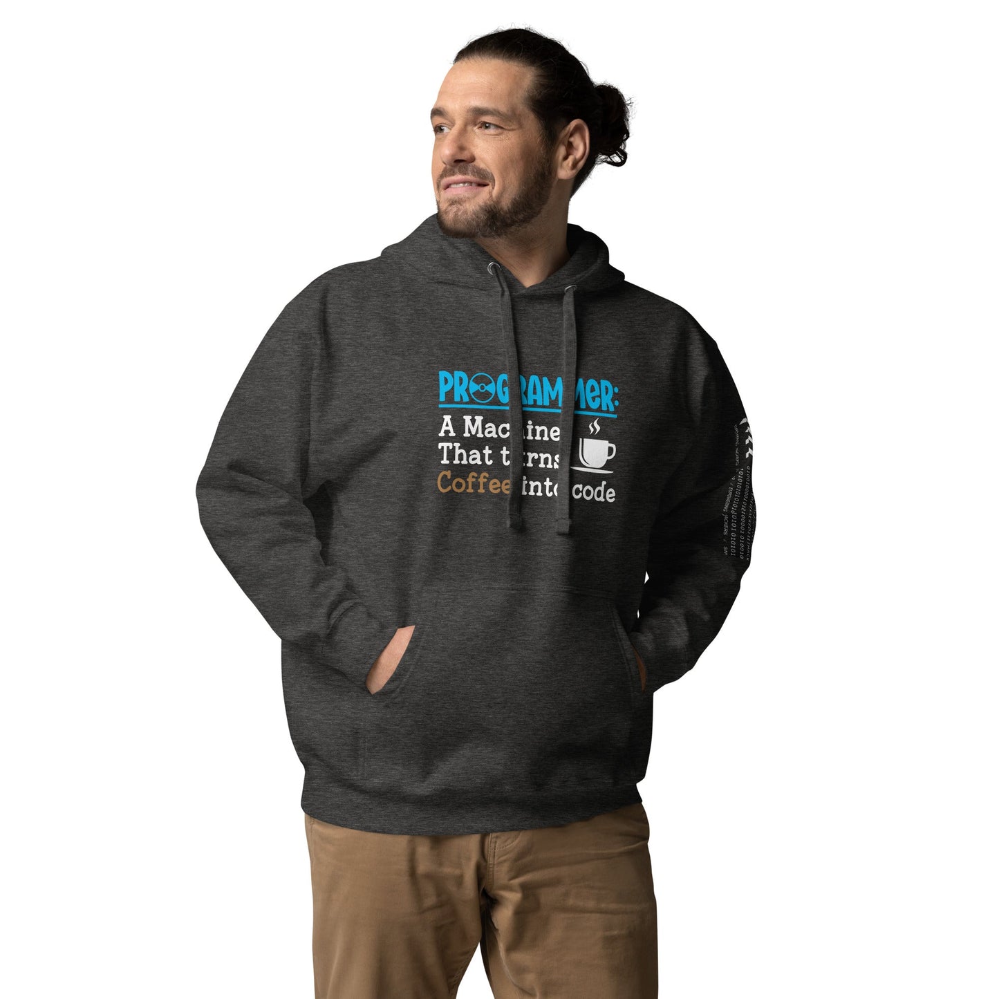 Programmer: Def blue Unisex Hoodie by DarkByteGear