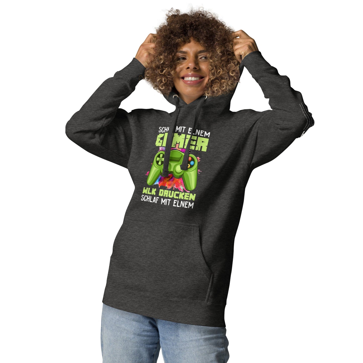 Schlaf Mit Elnem Gamer Drucken - Unisex Hoodie by DarkByteGear