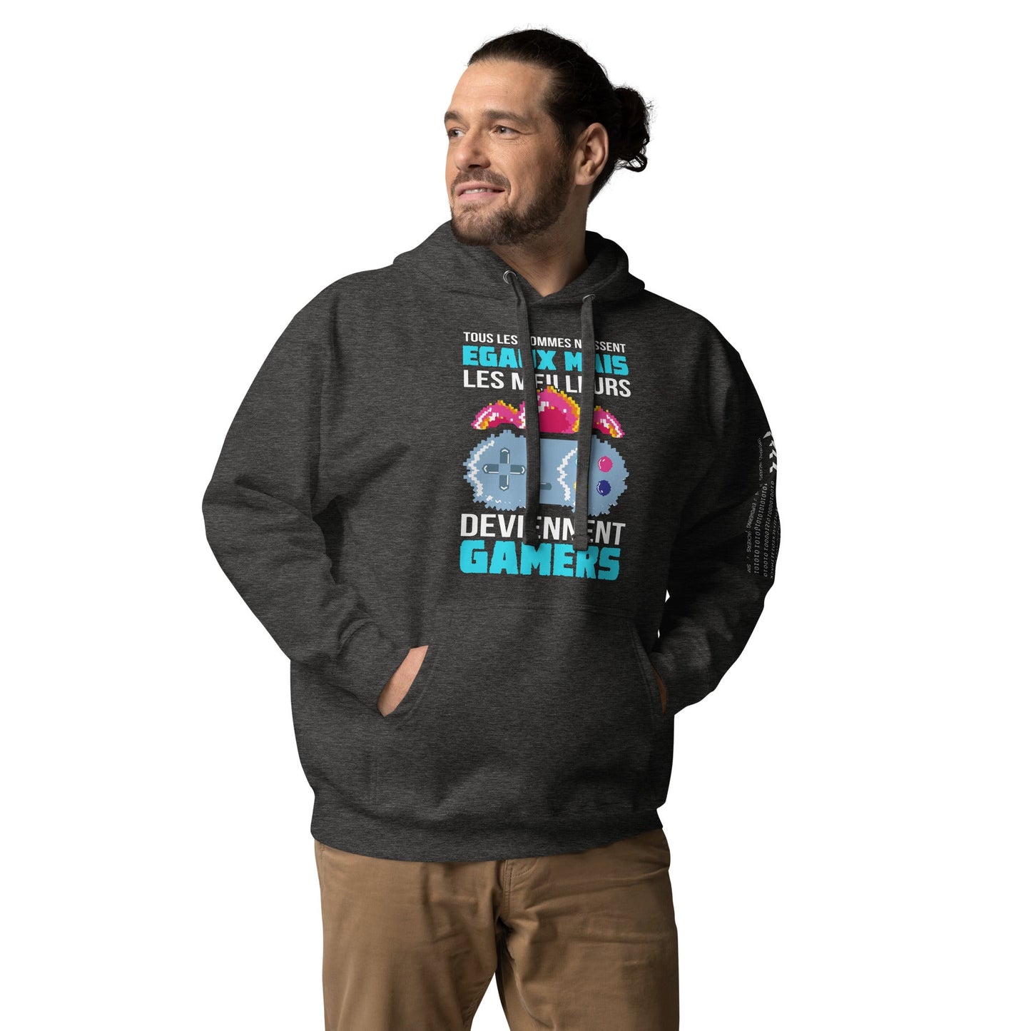 Tous Les Hommes Naissent Egaux Mais - Unisex Hoodie by DarkByteGear