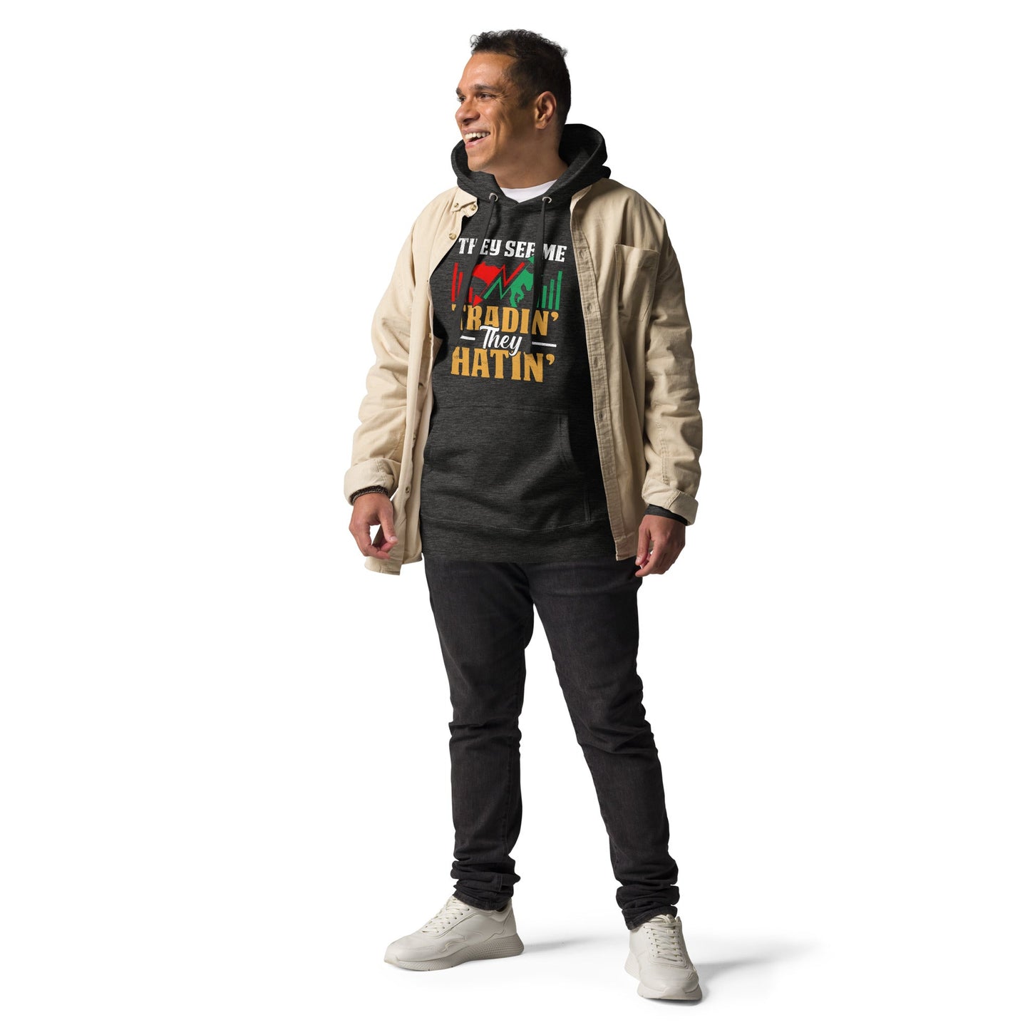 They See me Trading, they Hating - Unisex Hoodie by DarkByteGear