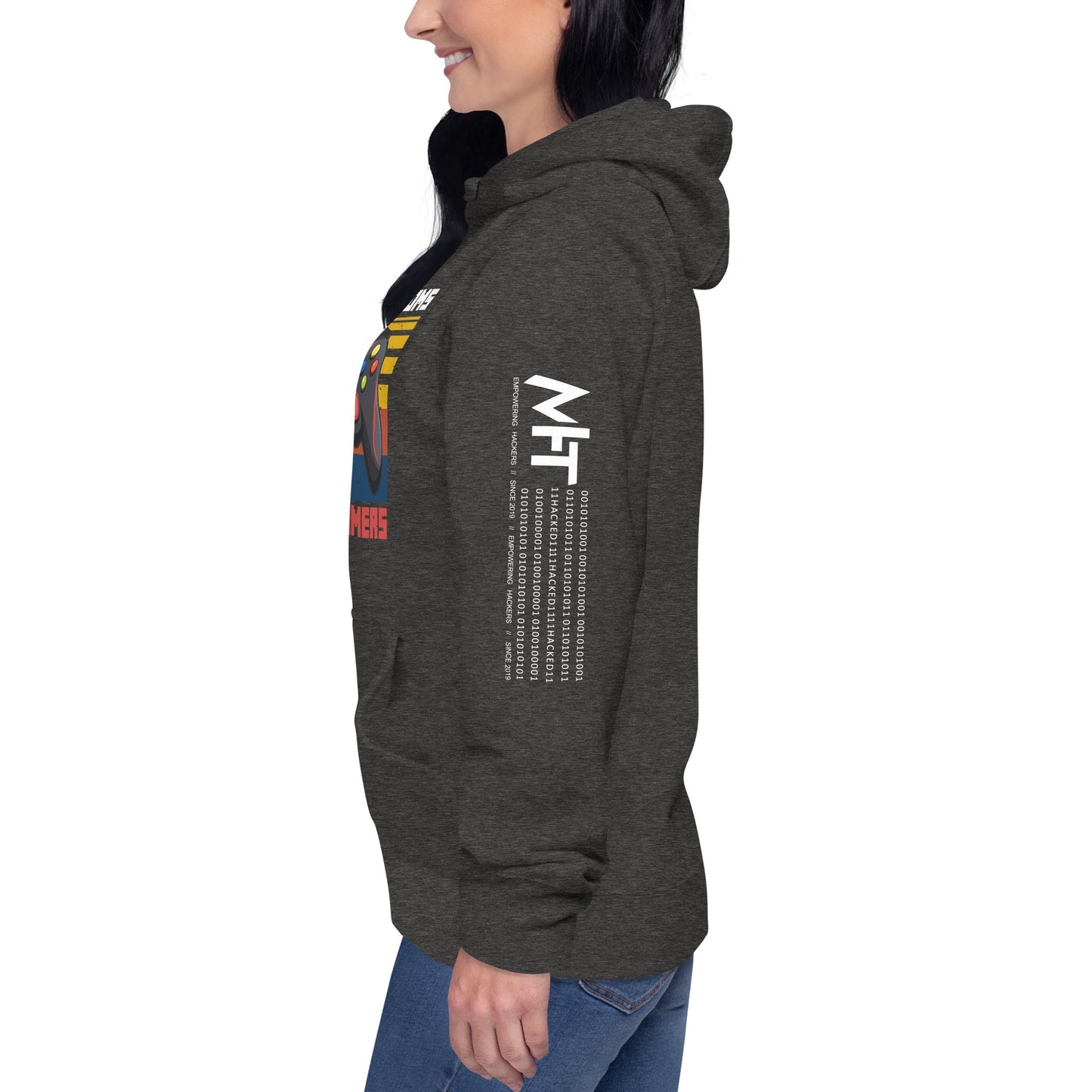 The best Moms are Gamers Unisex Hoodie by DarkByteGear