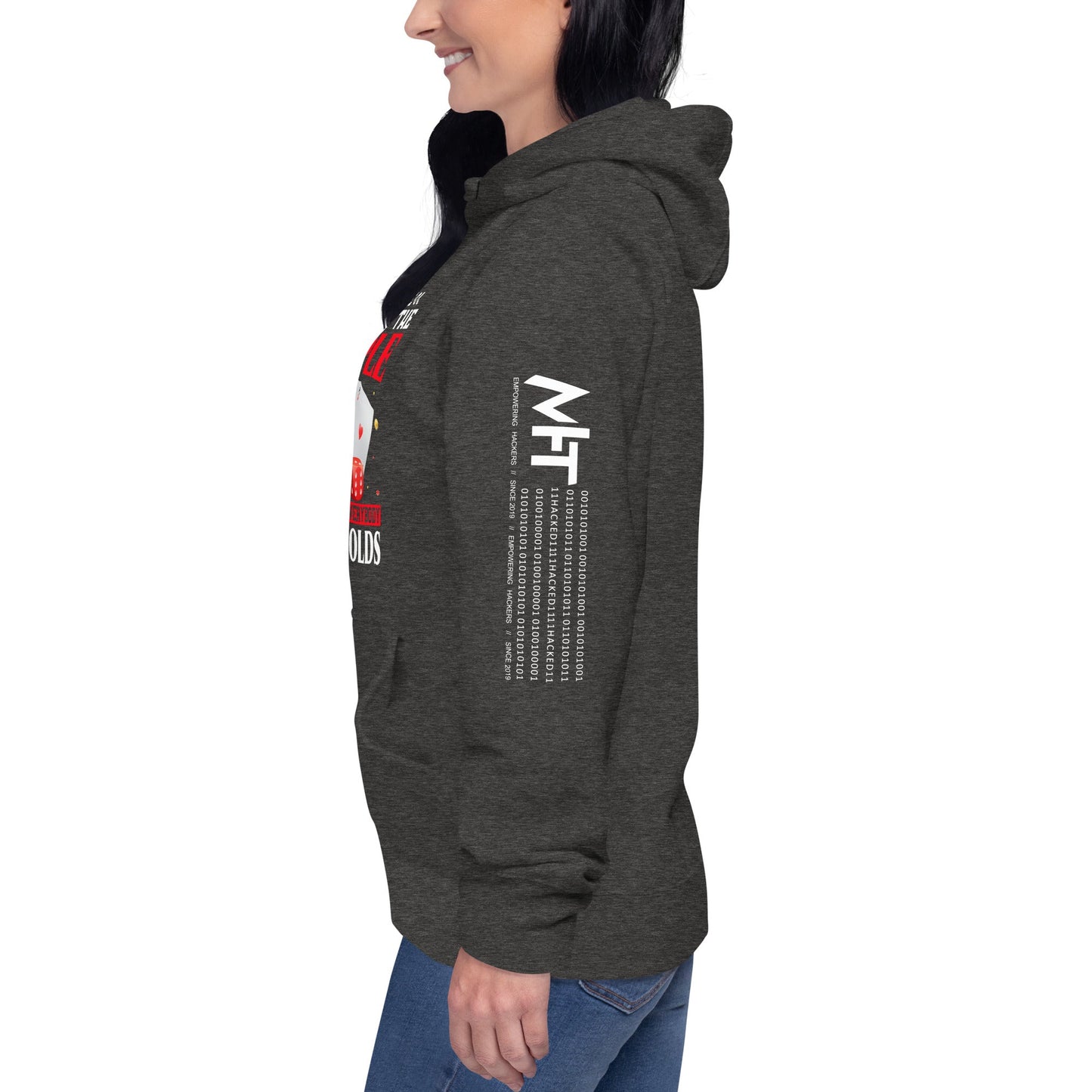 Usually I Like Most of the People But I Hate everyone who Folds - Unisex Hoodie by DarkByteGear