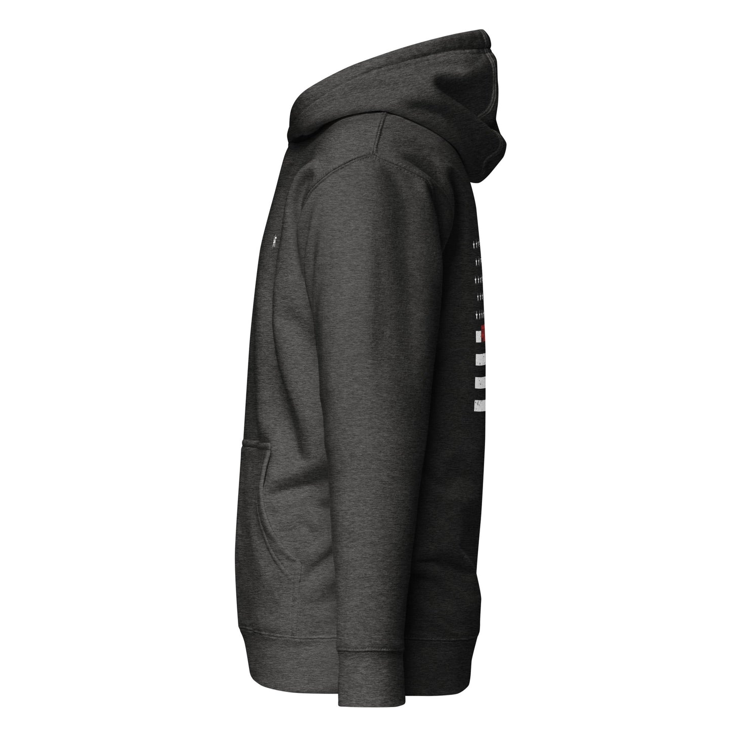 Proudly Serving as an Army Mom - Unisex Hoodie ( Back Print ) by DarkByteGear