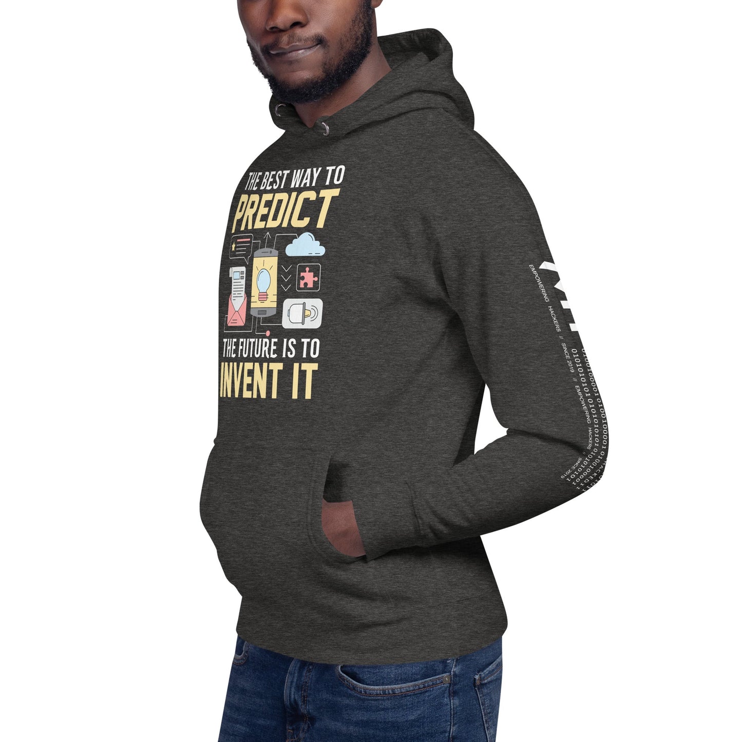 The Best Way to Predict Future is to invent it - Unisex Hoodie by DarkByteGear