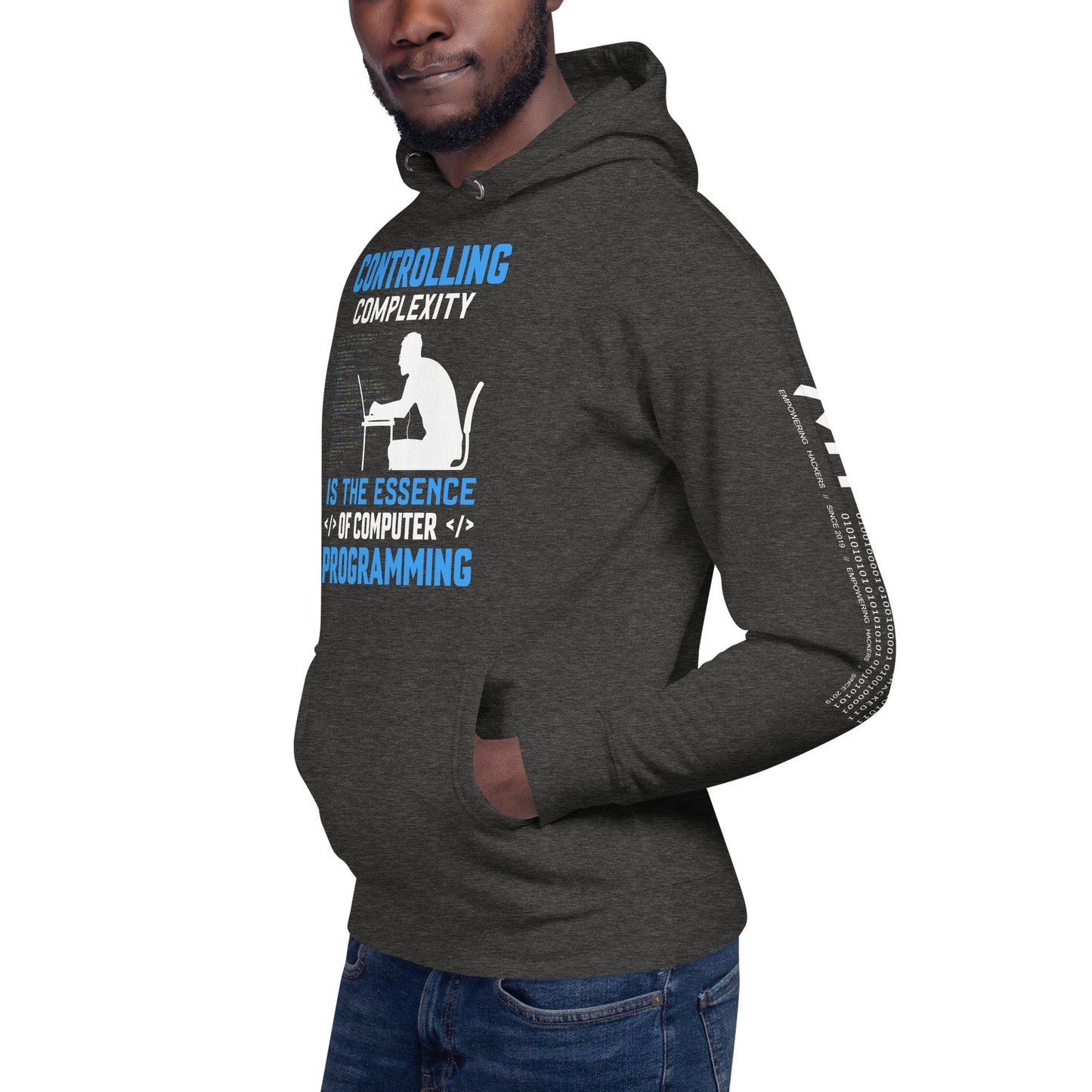Controlling Complexity is the Essence of Computer Programming Unisex Hoodie by DarkByteGear