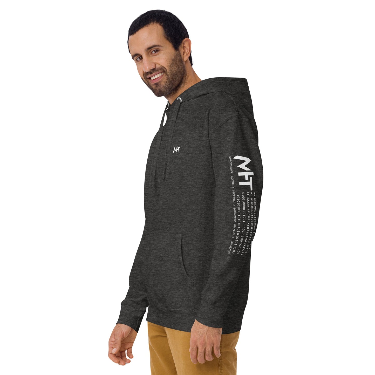 Your Password was Weak - Unisex Hoodie ( Back Print ) by DarkByteGear