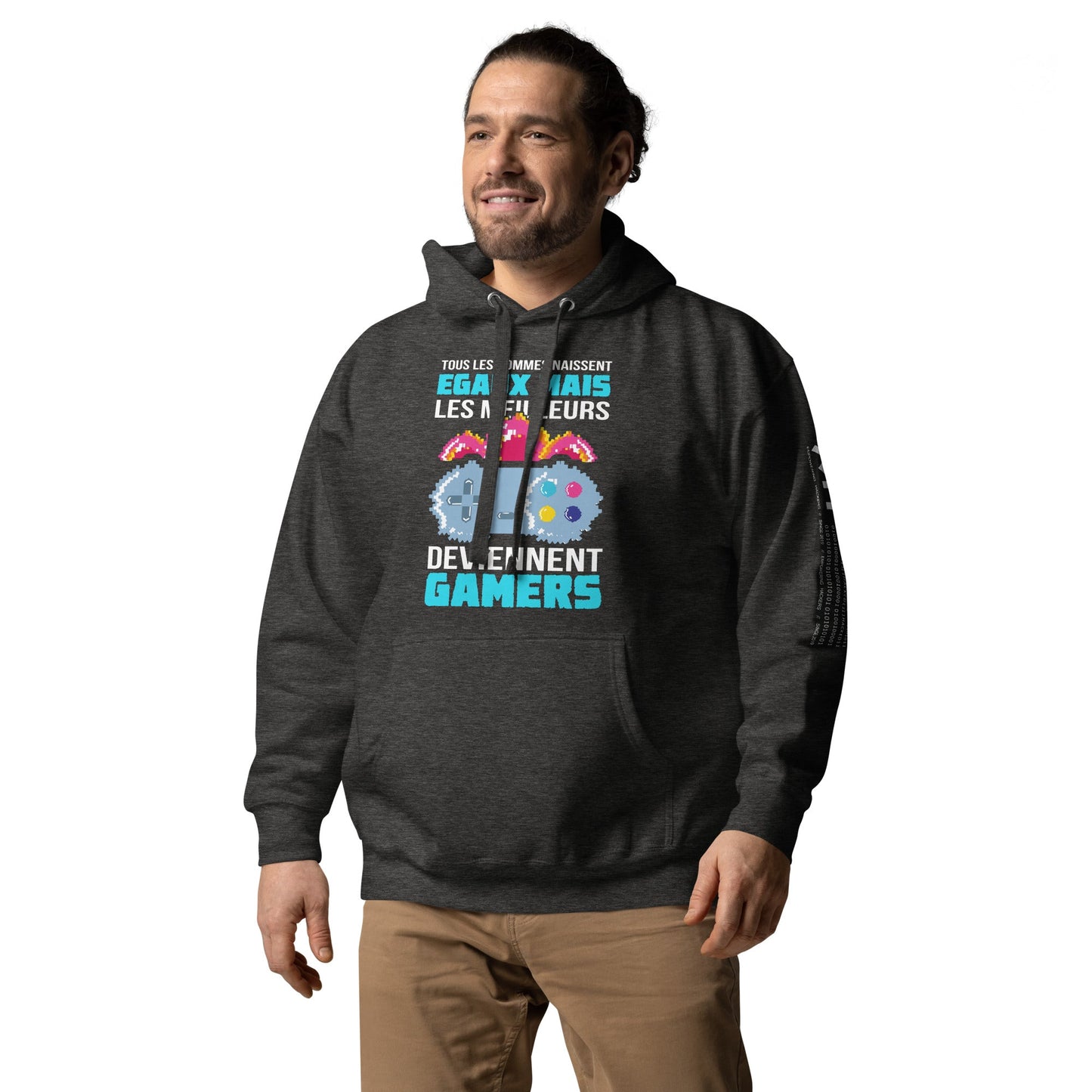 Tous Les Hommes Naissent Egaux Mais - Unisex Hoodie by DarkByteGear