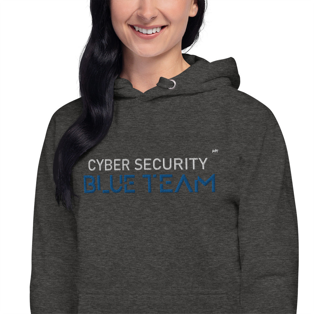 Cybersecurity Blue Team v4 - Unisex Hoodie (embroidered) by DarkByteGear