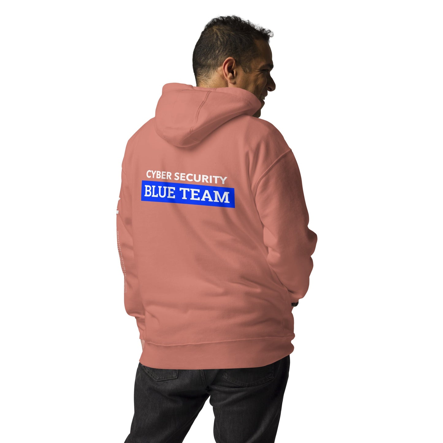 Cyber Security Blue Team V6 - Unisex Hoodie ( Back Print ) by DarkByteGear