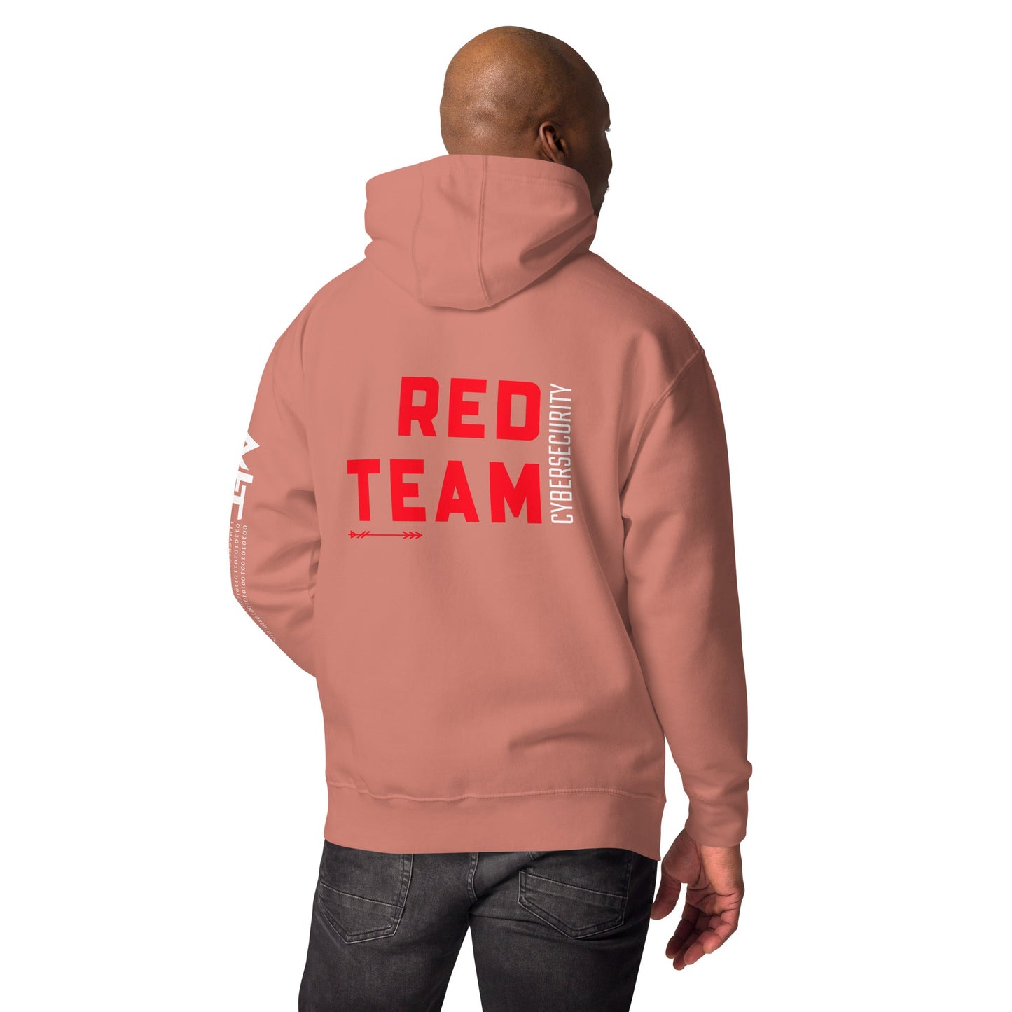Cyber Security Red Team V8 - Unisex Hoodie ( Back Print ) by DarkByteGear