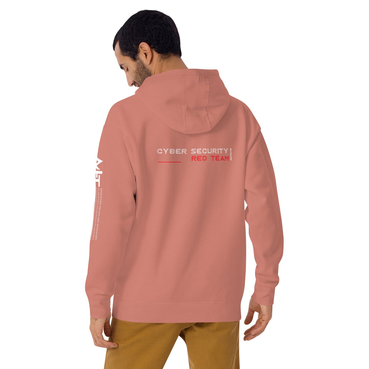 Cyber Security Red Team V2 - Unisex Hoodie ( Back Print ) by DarkByteGear