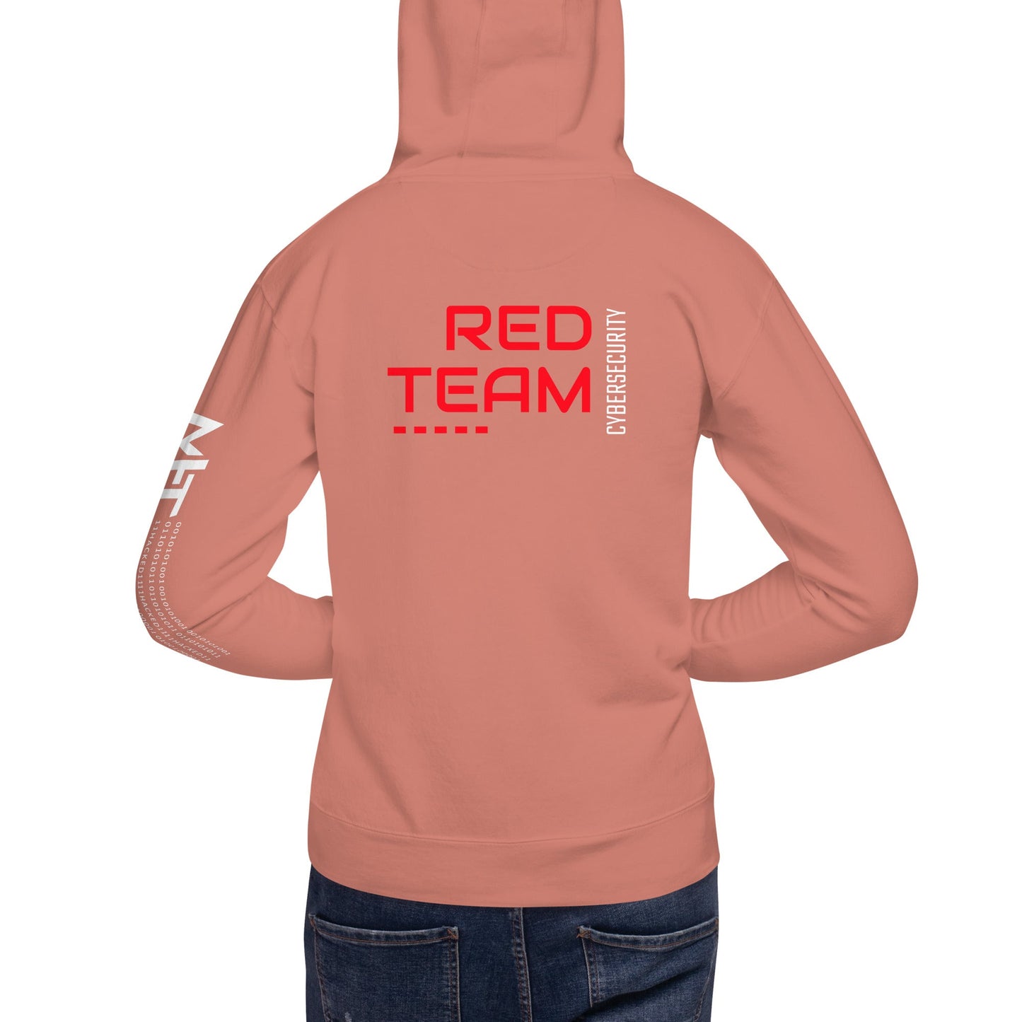 Cyber Security Red Team V14 - Unisex Hoodie ( Back Print ) by DarkByteGear