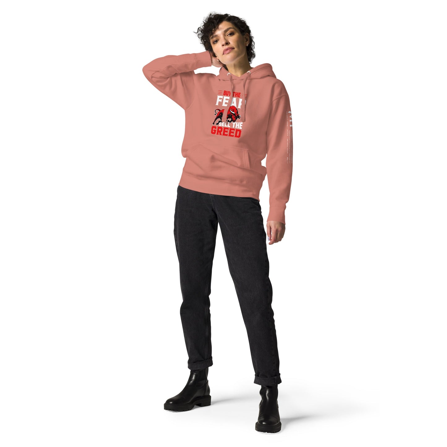 Buy the Fear; Sell the Greed V1 - Unisex Hoodie by DarkByteGear