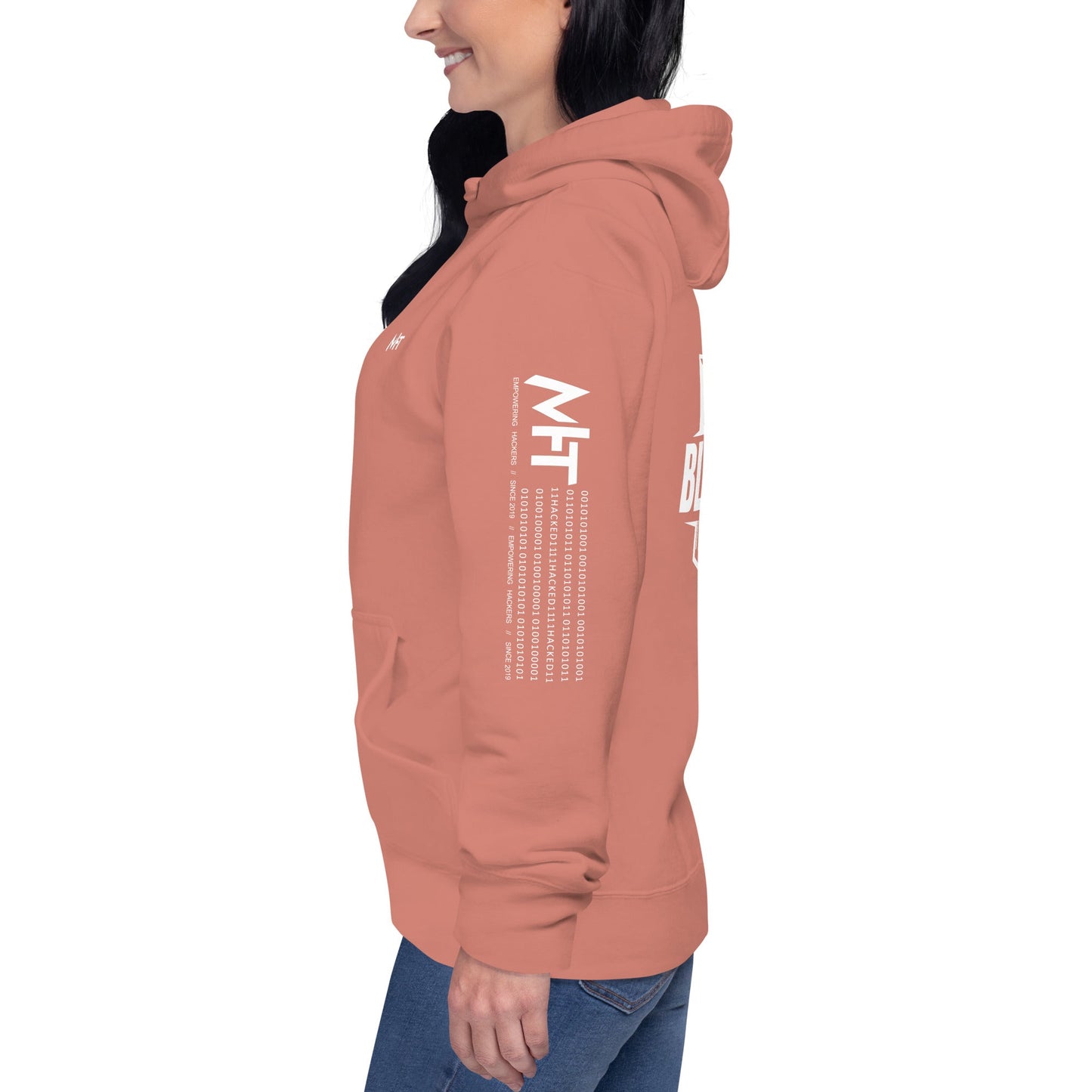 Cyber Security Blue Team V1 - Unisex Hoodie ( Back Print ) by DarkByteGear