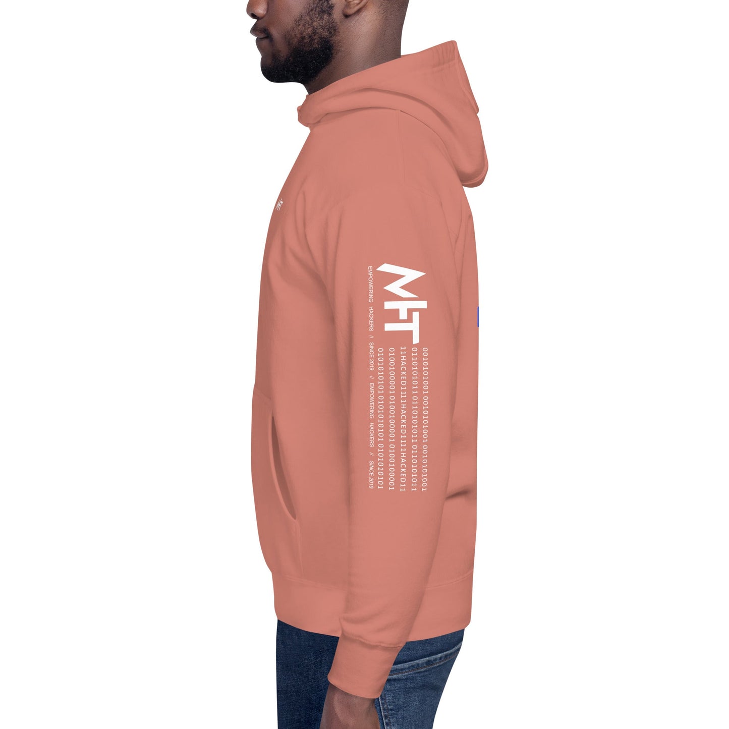 Cyber Security Blue Team V17 - Unisex Hoodie ( Back Print ) by DarkByteGear
