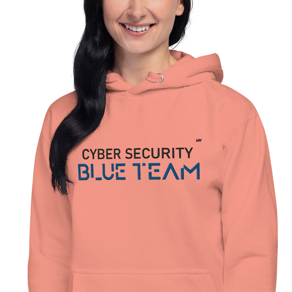 Cybersecurity Blue Team v4 - Unisex Hoodie (embroidered) by DarkByteGear