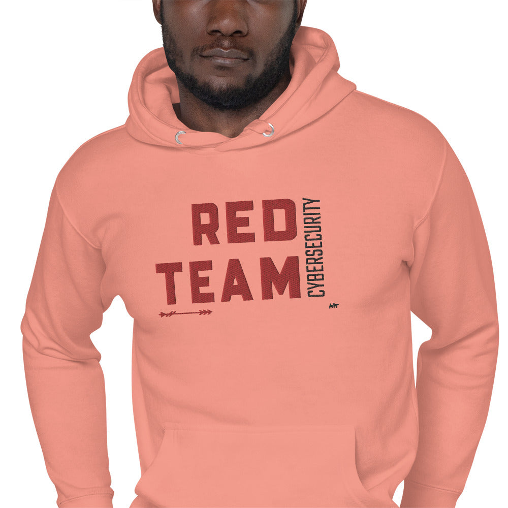 Cyber Security Red Team V7 - Unisex Hoodie Embroidery by DarkByteGear