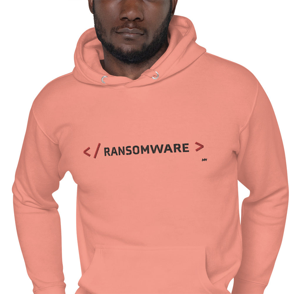 Ransomware - Unisex Hoodie Embroidery by DarkByteGear