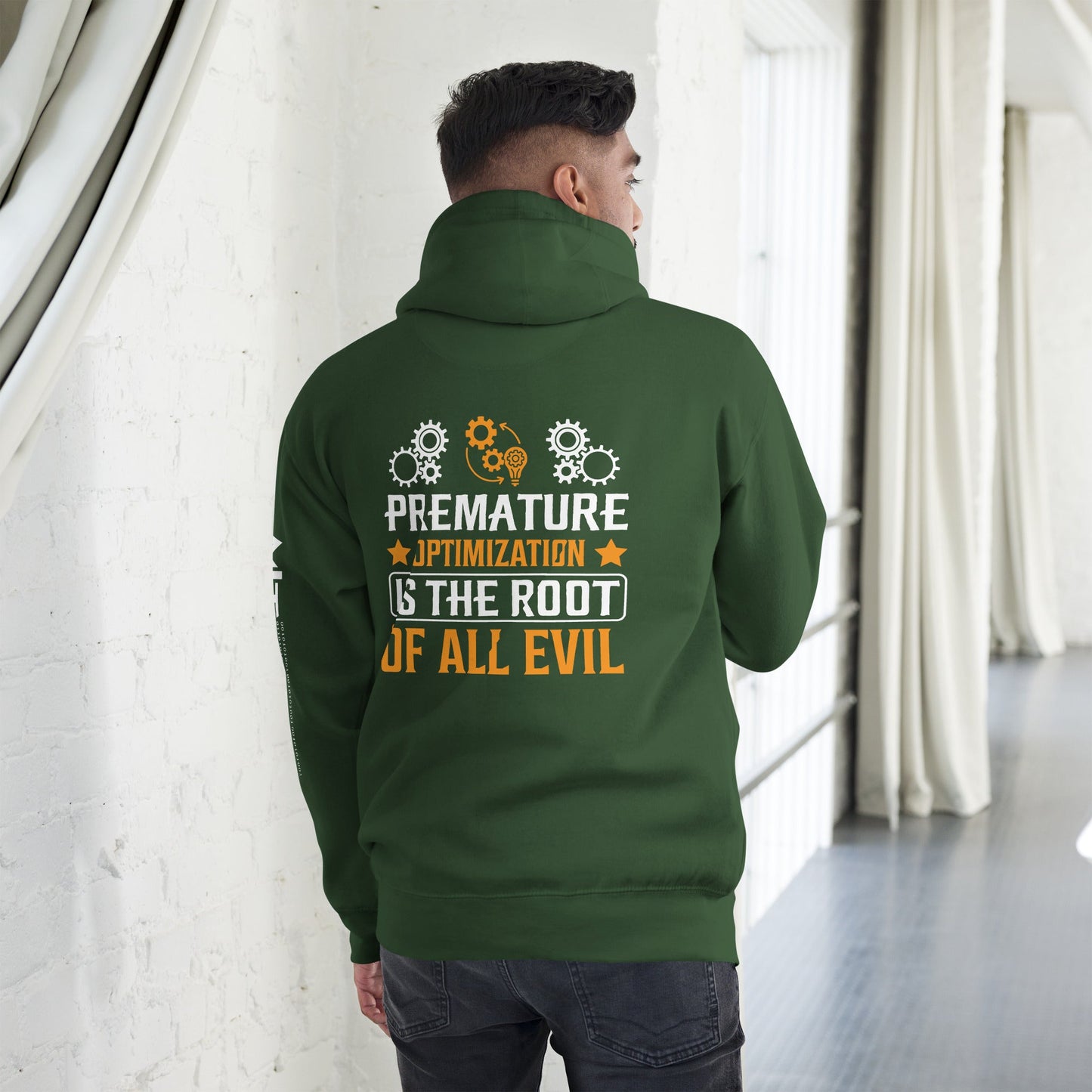 Premature Optimization is the Root of all Evil - Unisex Hoodie by DarkByteGear