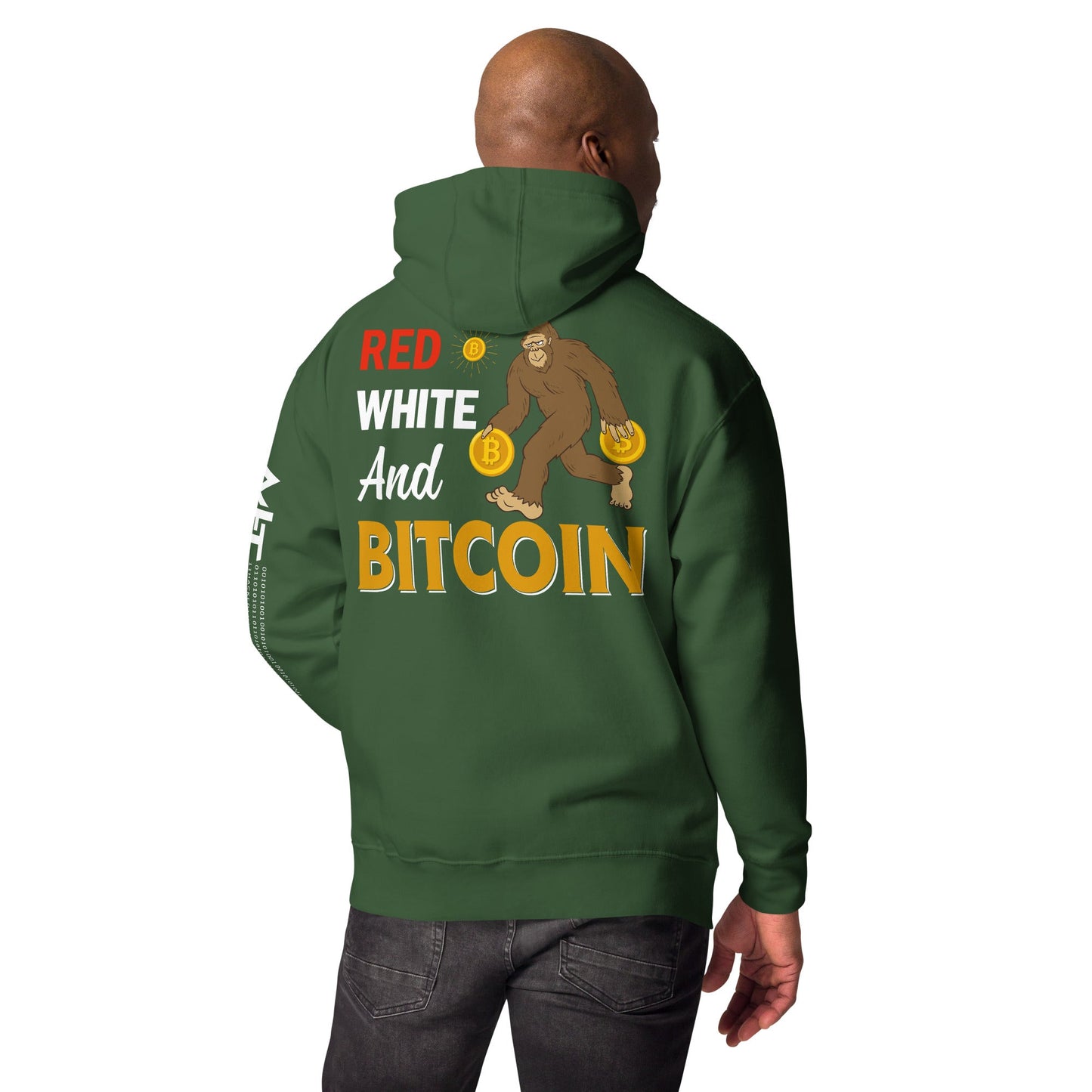 Red, White and Bitcoin - Unisex Hoodie by DarkByteGear