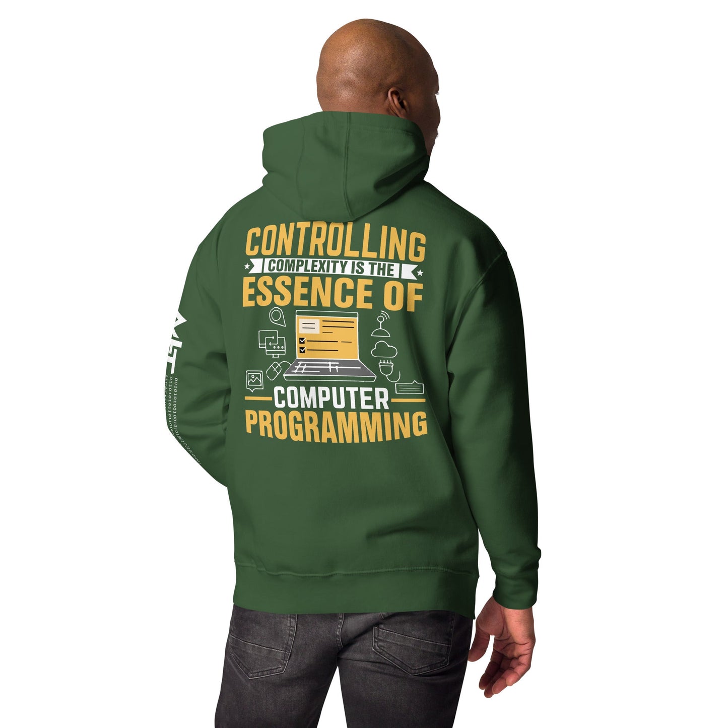 Controlling complexity is the Essence of Computer Programming Unisex Hoodie by DarkByteGear