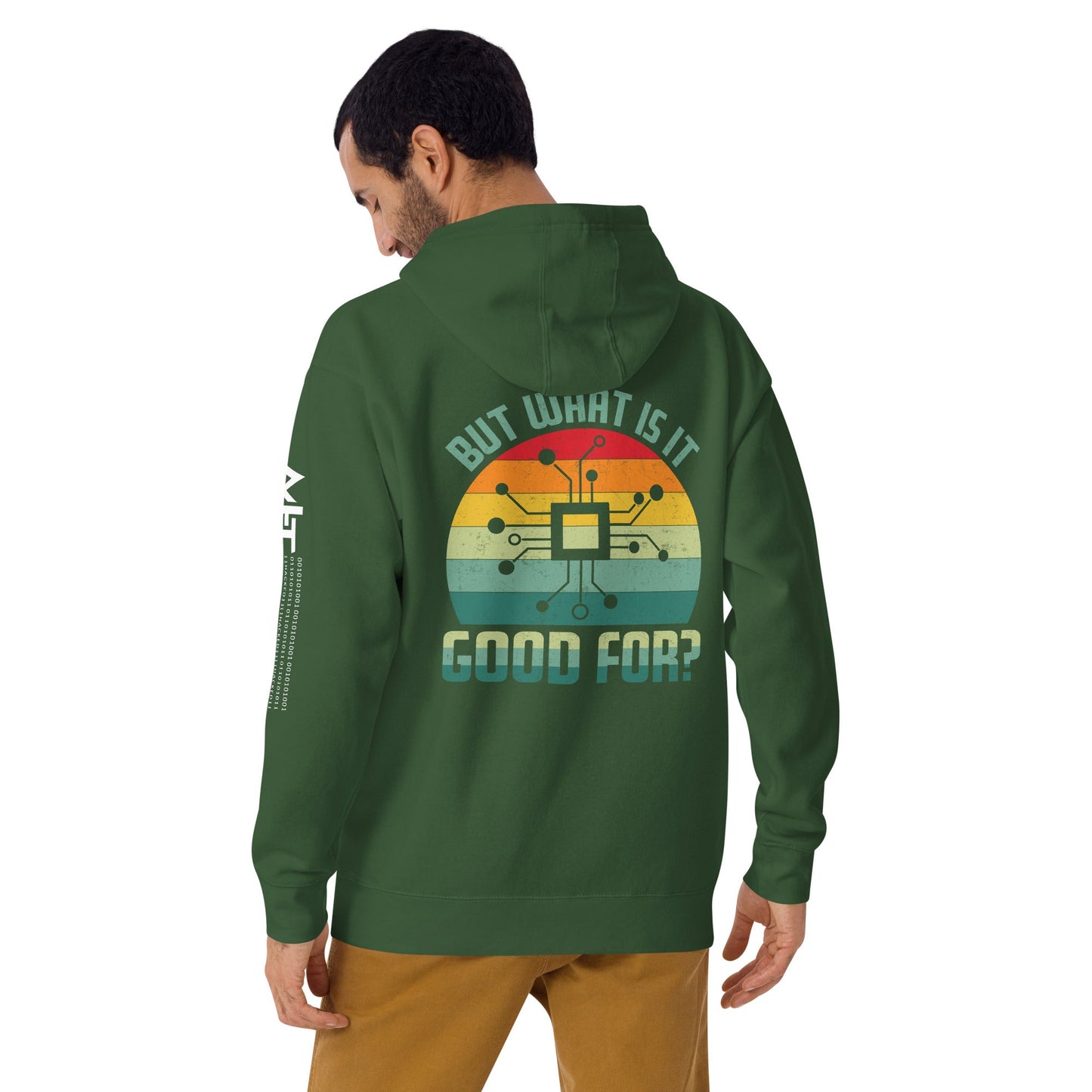 But What is it Good for? Unisex Hoodie ( Back Print ) by DarkByteGear