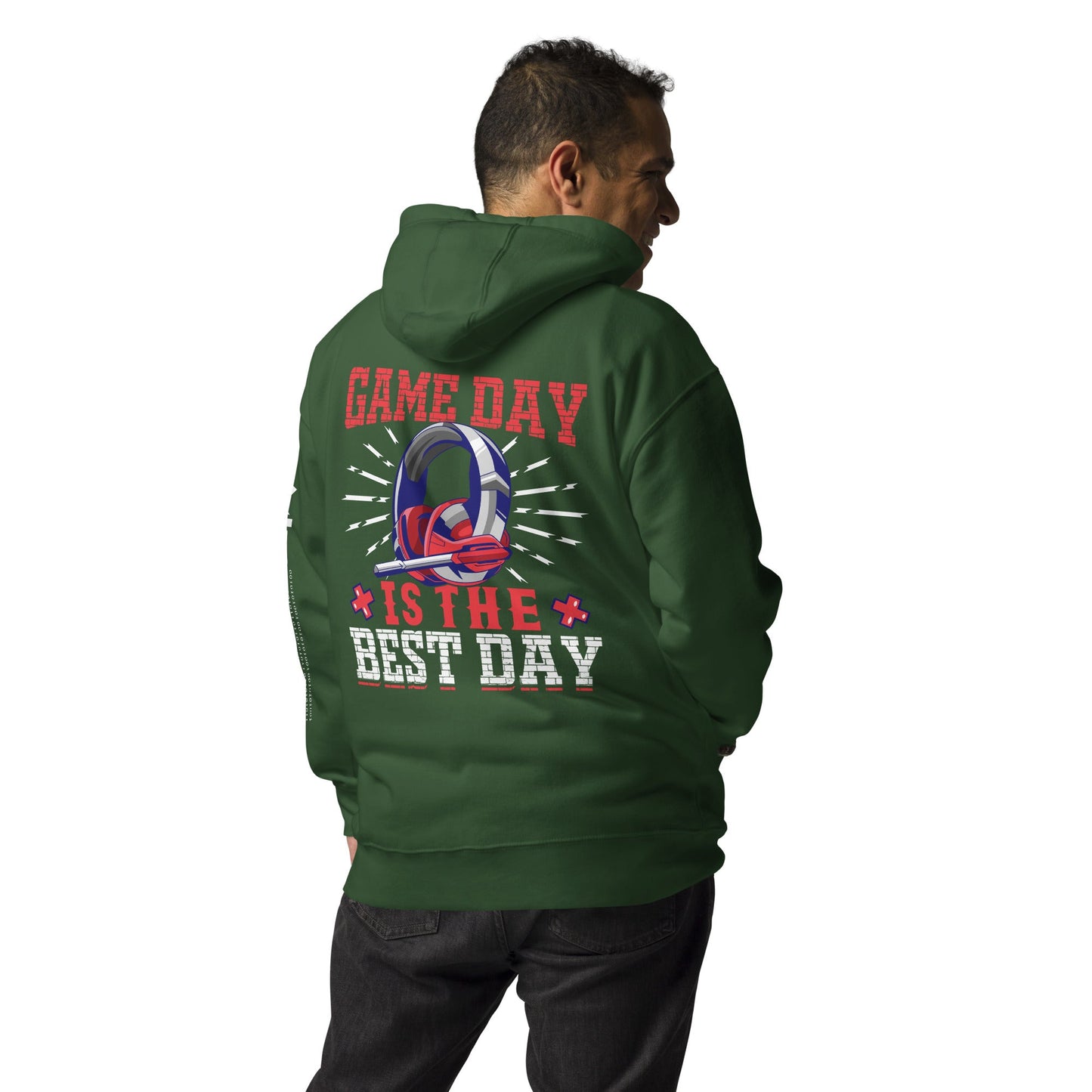 Game Day is the Best Day Shagor Unisex Hoodie ( Back Print ) by DarkByteGear