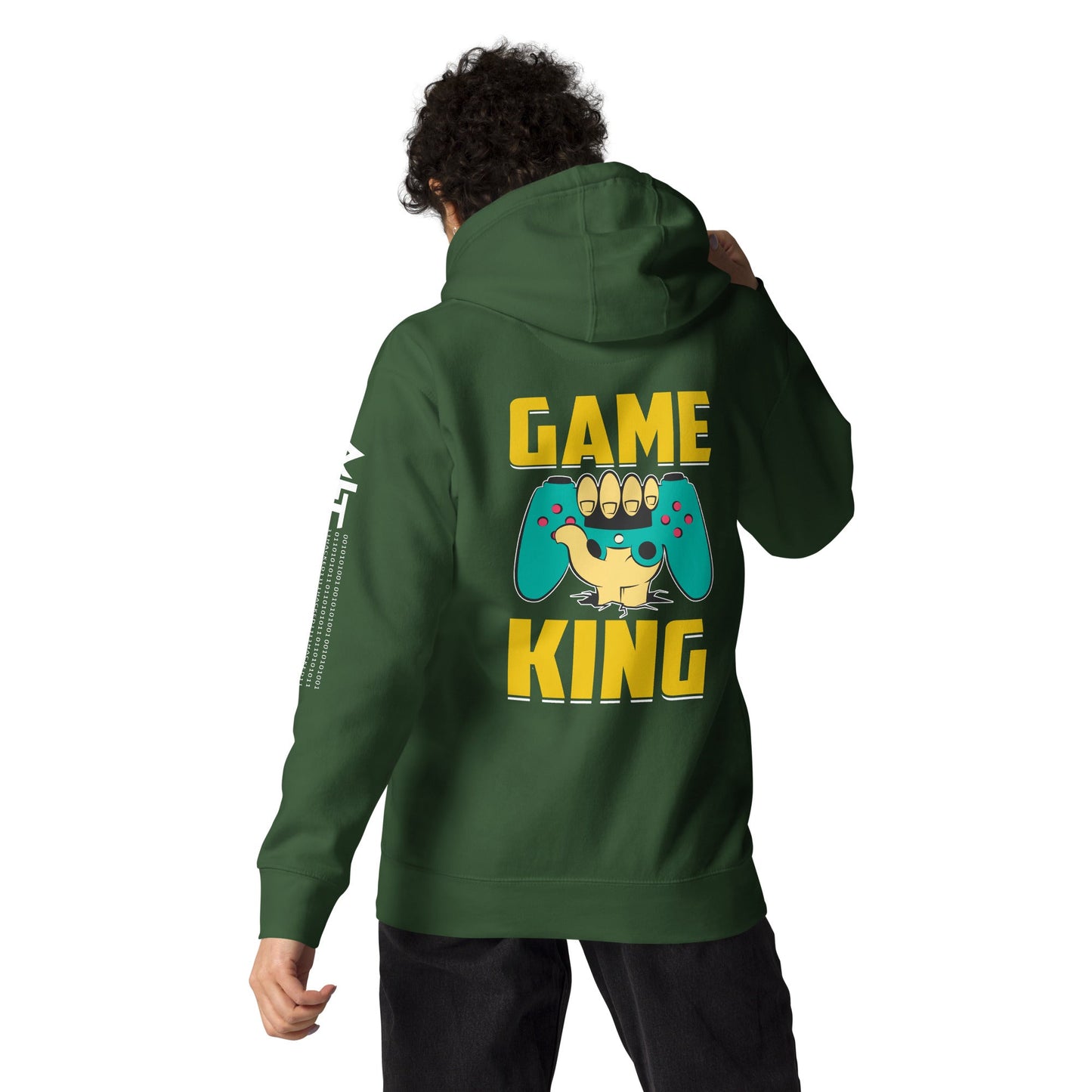 Game King Unisex Hoodie ( Back Print ) by DarkByteGear