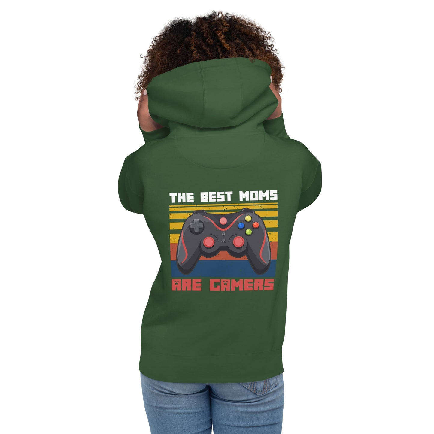 The best Moms are Gamers Unisex Hoodie by DarkByteGear