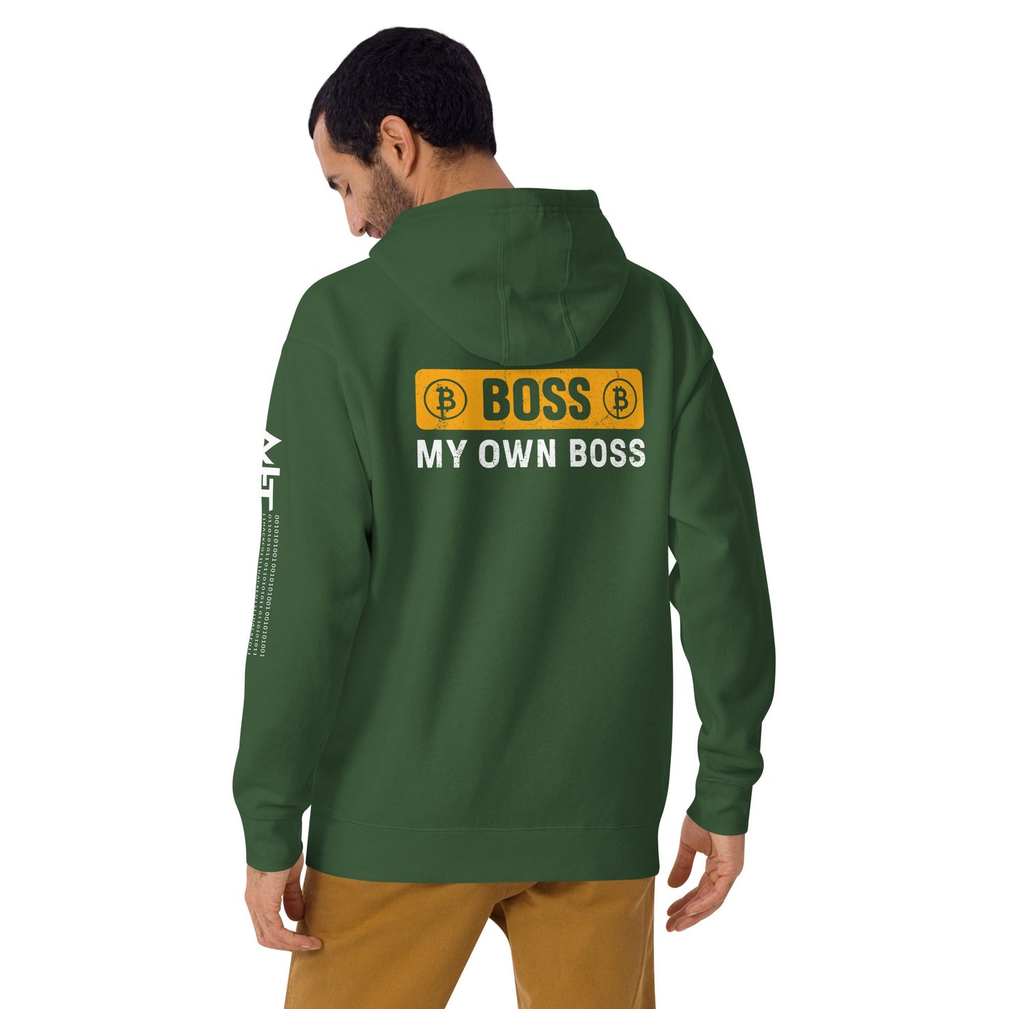 Boss My Own Boss - Unisex Hoodie ( Back Print ) by DarkByteGear