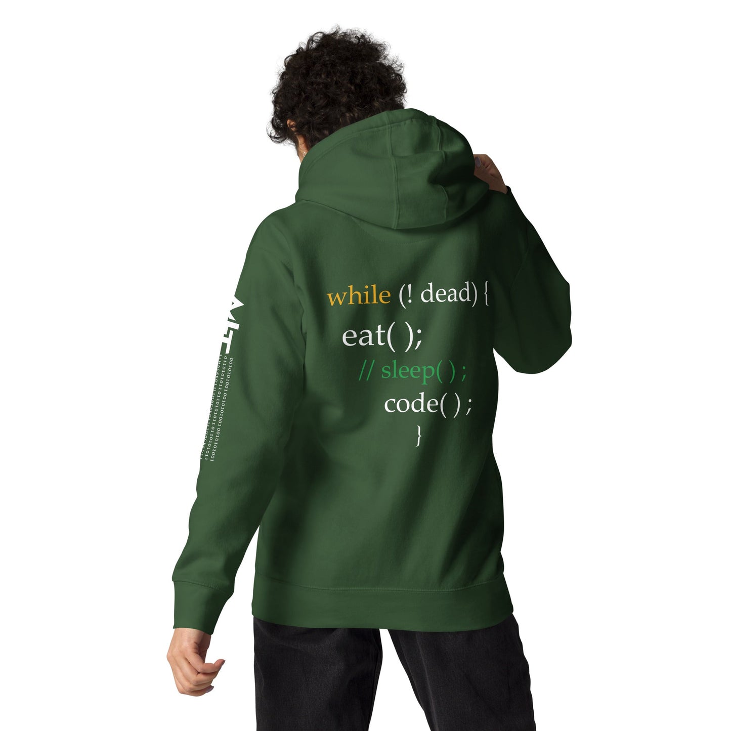 Follow the Link - Unisex Hoodie ( Back Print ) by DarkByteGear