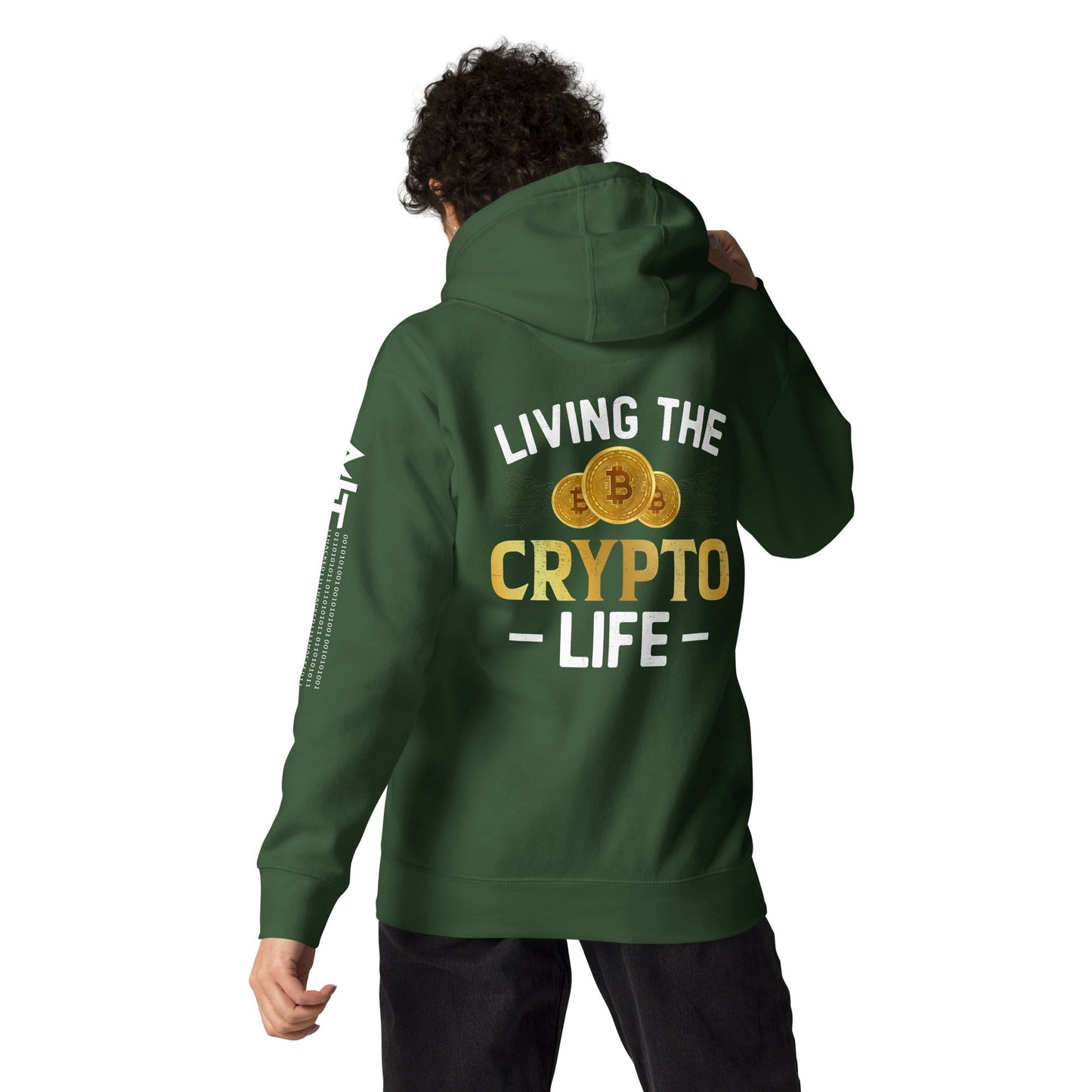 Living the Crypto Life - Unisex Hoodie by DarkByteGear