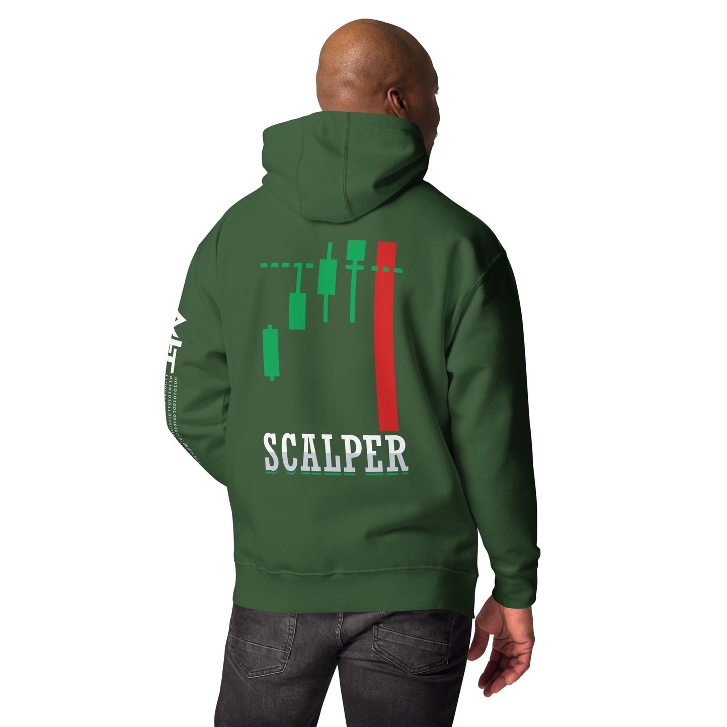 Scalper - Unisex Hoodie ( Back Print ) by DarkByteGear