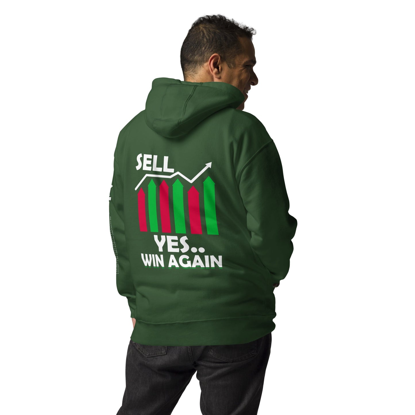 Sell: Yes..Win again! - Unisex Hoodie ( Back Print ) by DarkByteGear