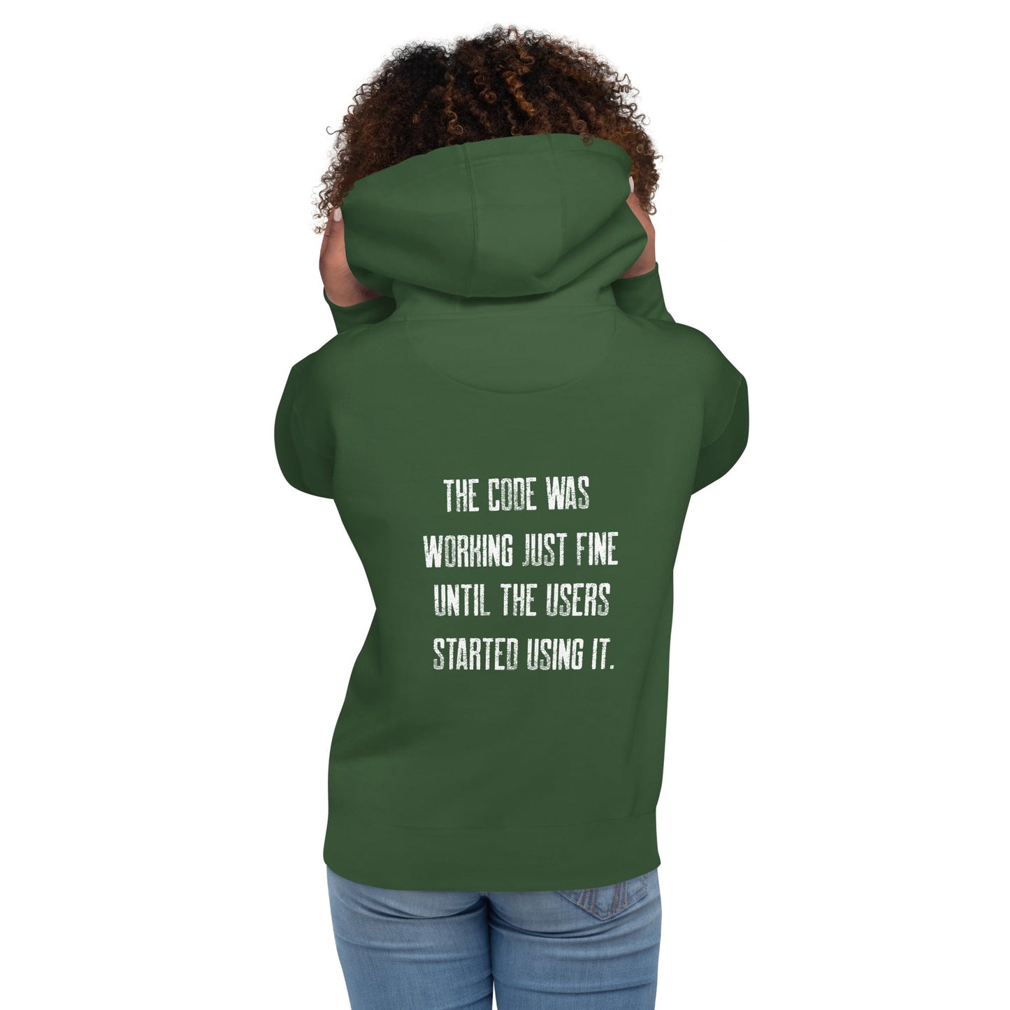 The code was working just fine until the users started using it V2 - Unisex Hoodie ( Back Print ) by DarkByteGear