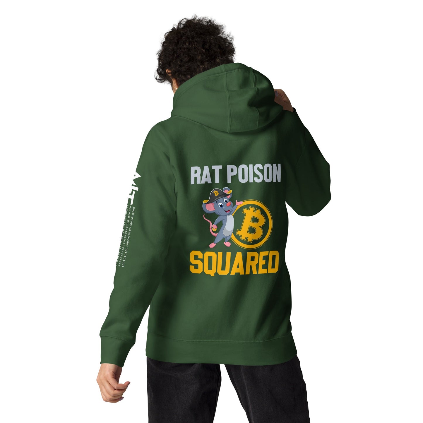 Rat Poison Squared - Unisex Hoodie ( Back Print ) by DarkByteGear