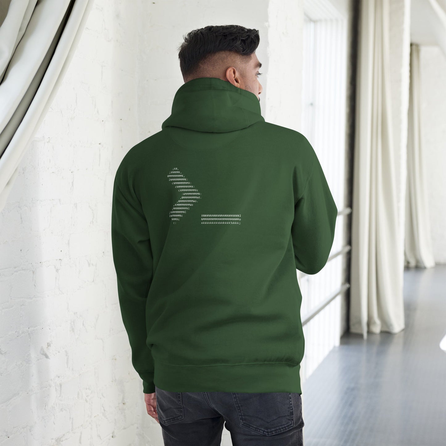 CLI - Unisex Hoodie ( Back Print ) by DarkByteGear