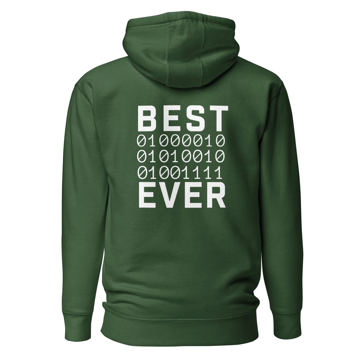 Best Bro Ever - Unisex Hoodie (back print) by DarkByteGear