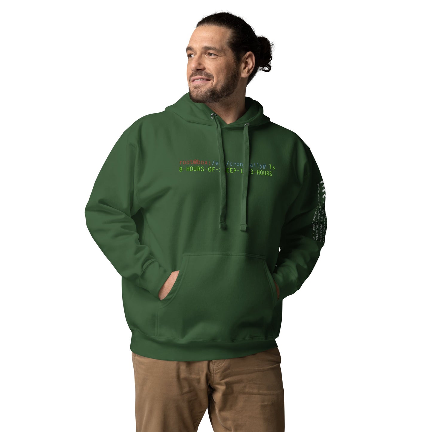 8 hours of sleep in 3 hours Unisex Hoodie by DarkByteGear