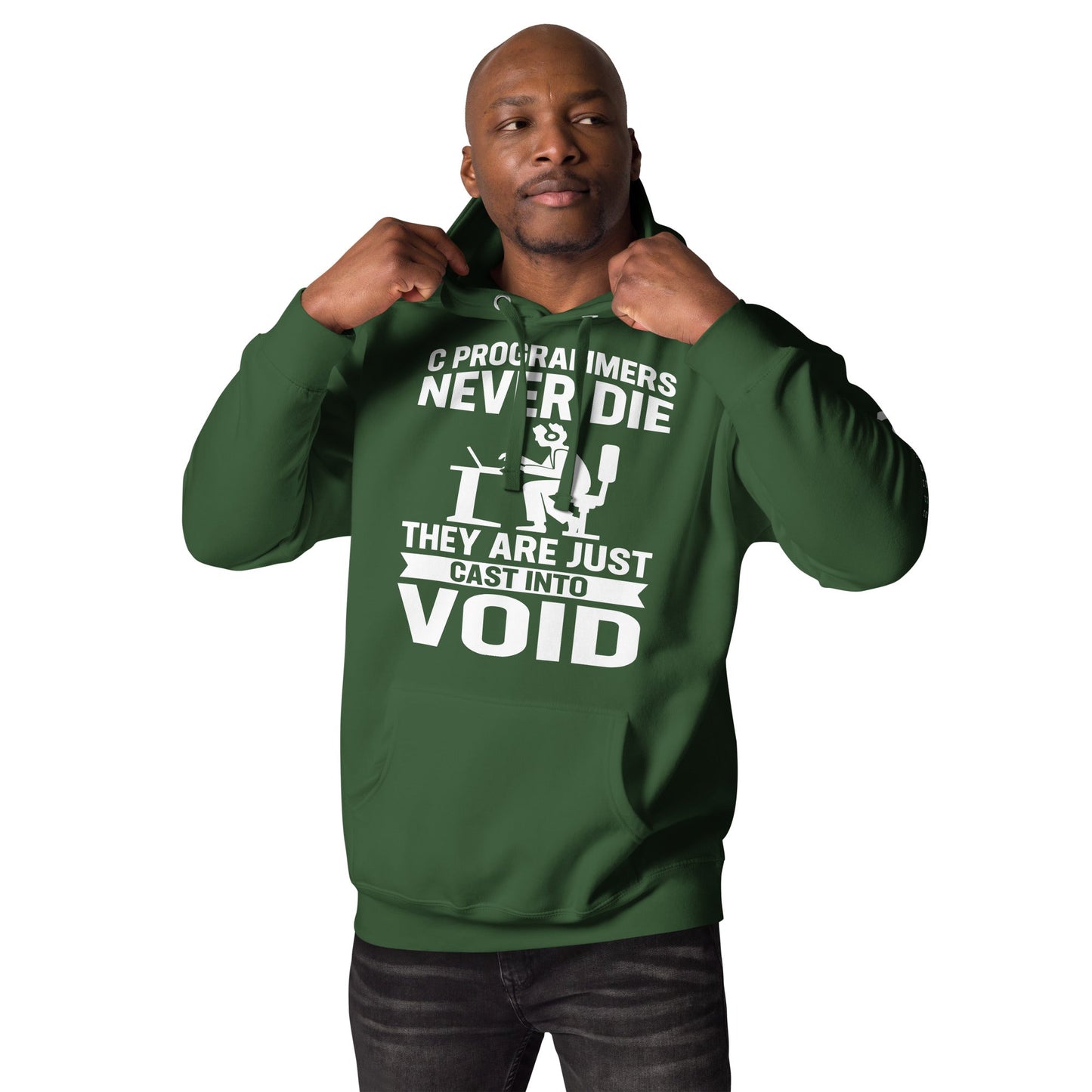 Programmers Never Die They are Just Cast Into Void Unisex Hoodie by DarkByteGear