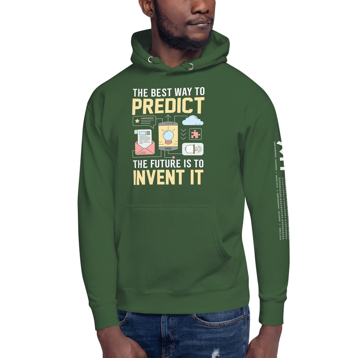 The Best Way to Predict Future is to invent it - Unisex Hoodie by DarkByteGear